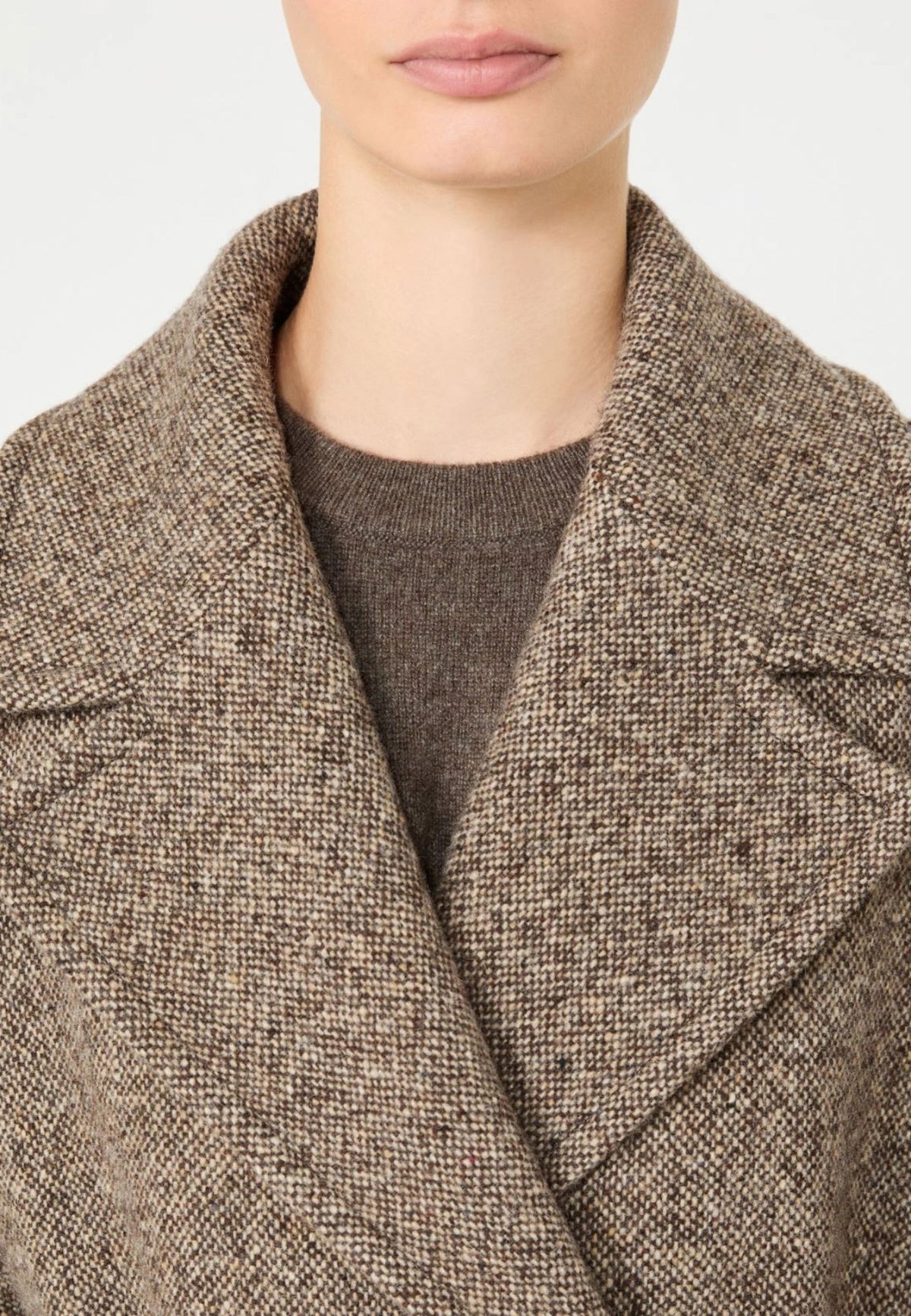 Weekend Max Mara - Cappotto Lungo Doppiopetto in Lana con Cintura