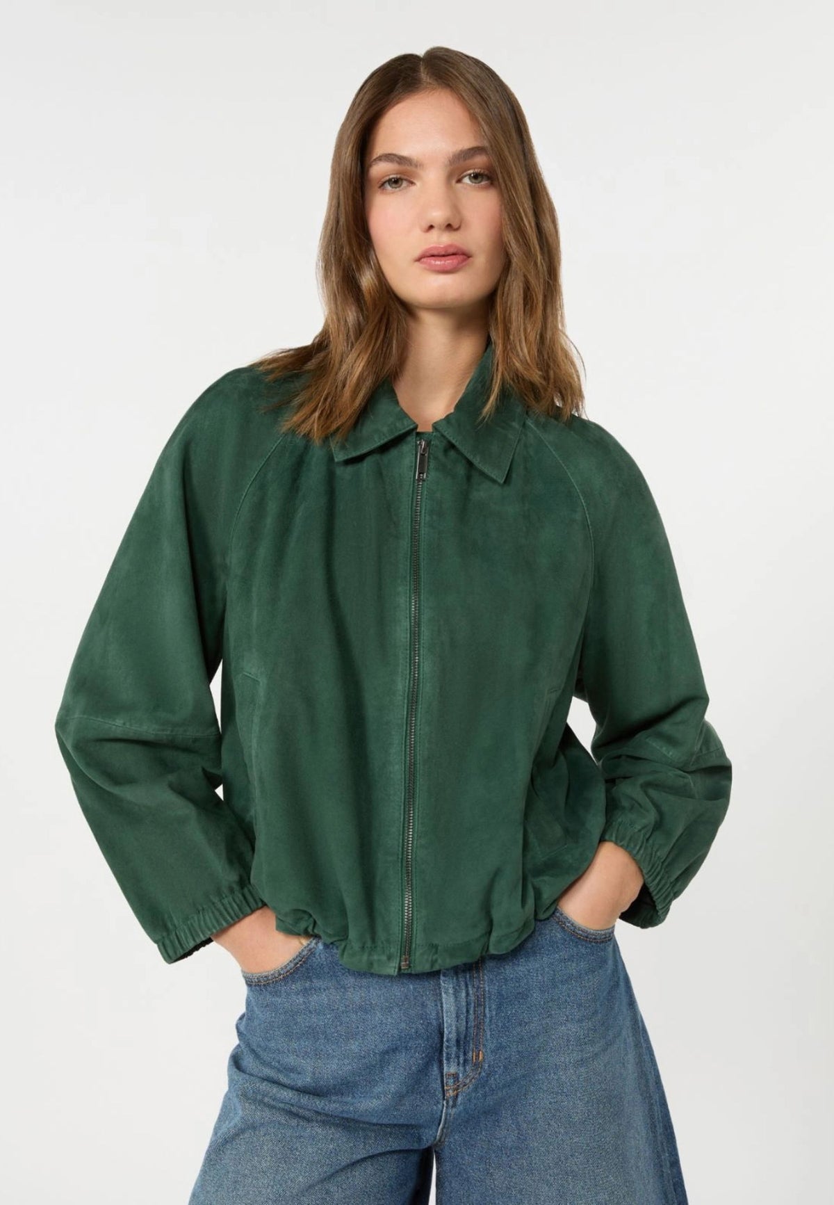 Weekend Max Mara - Giacca in Suede con Coulisse