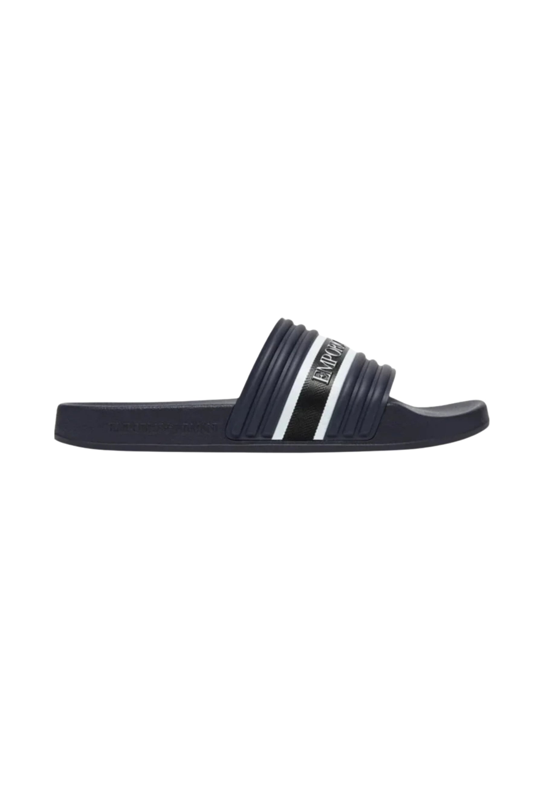 Emporio Armani - Contrast logo slide sandals