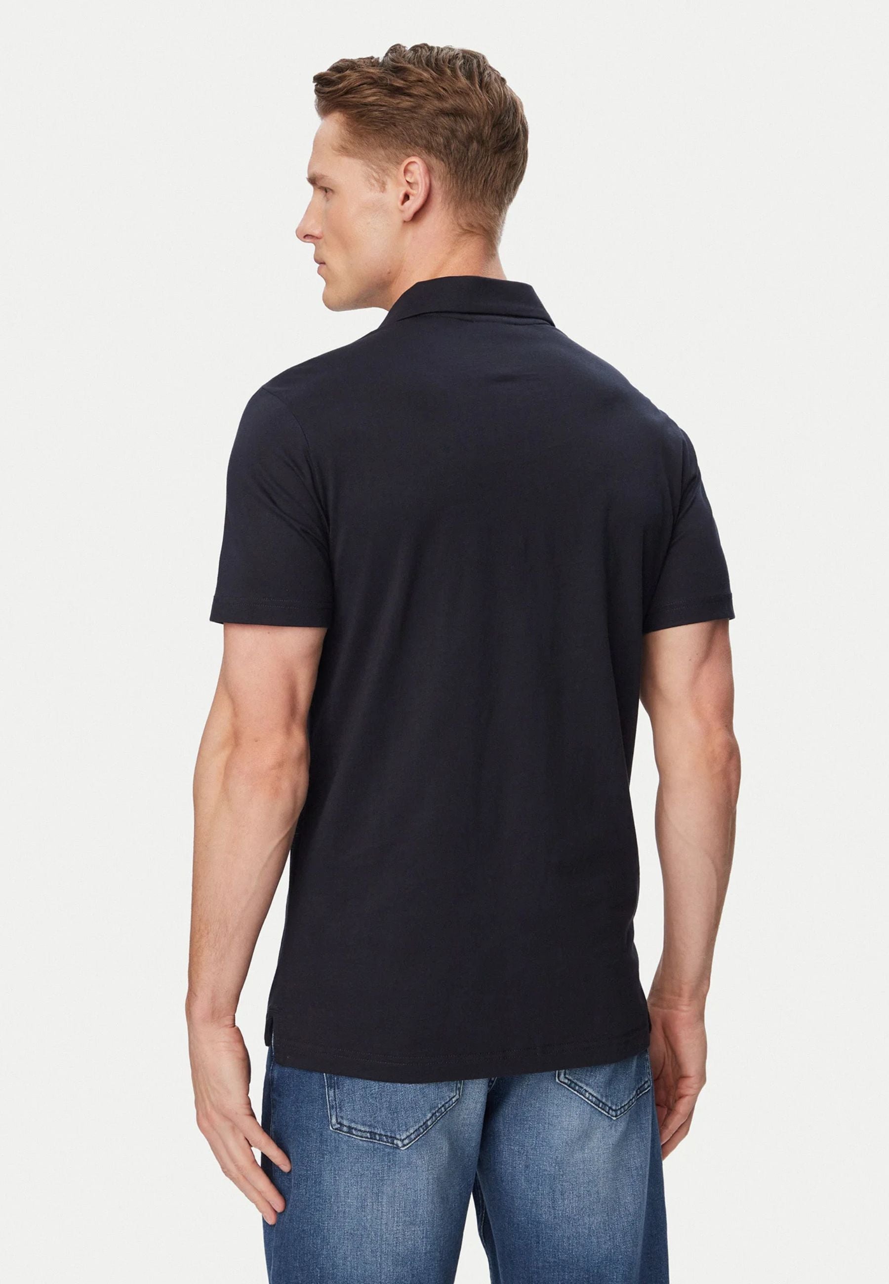 Emporio Armani – Poloshirt aus reiner Baumwolle
