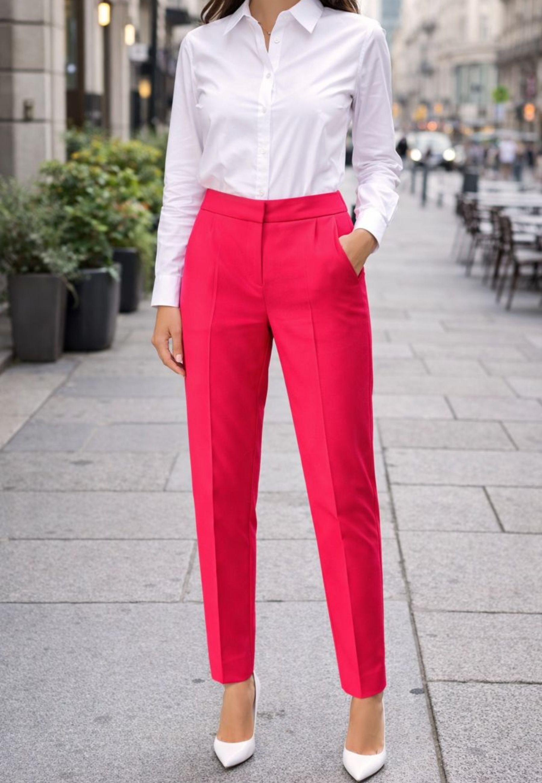 Pantalone in cotone Clips - Donna