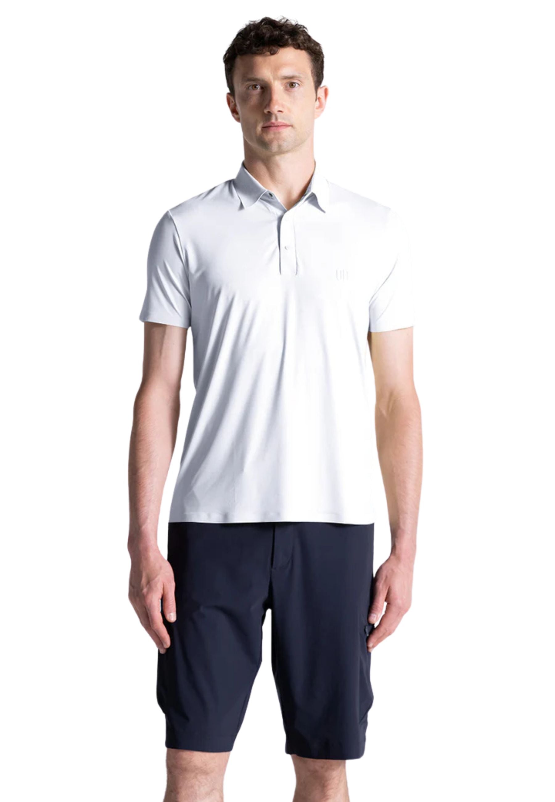 Polo in tessuto indemagliabile leggero