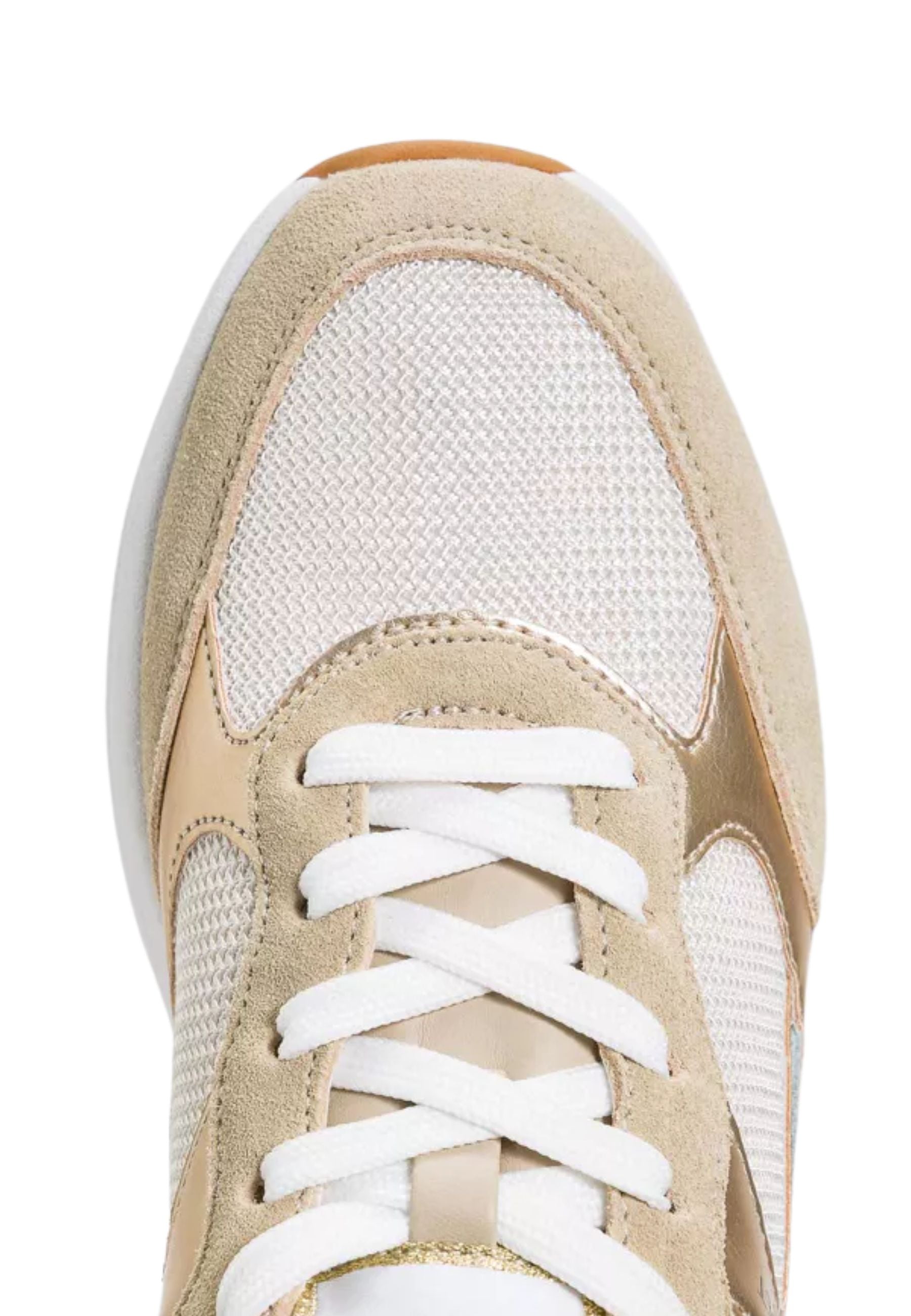 Sneakers running in pelle