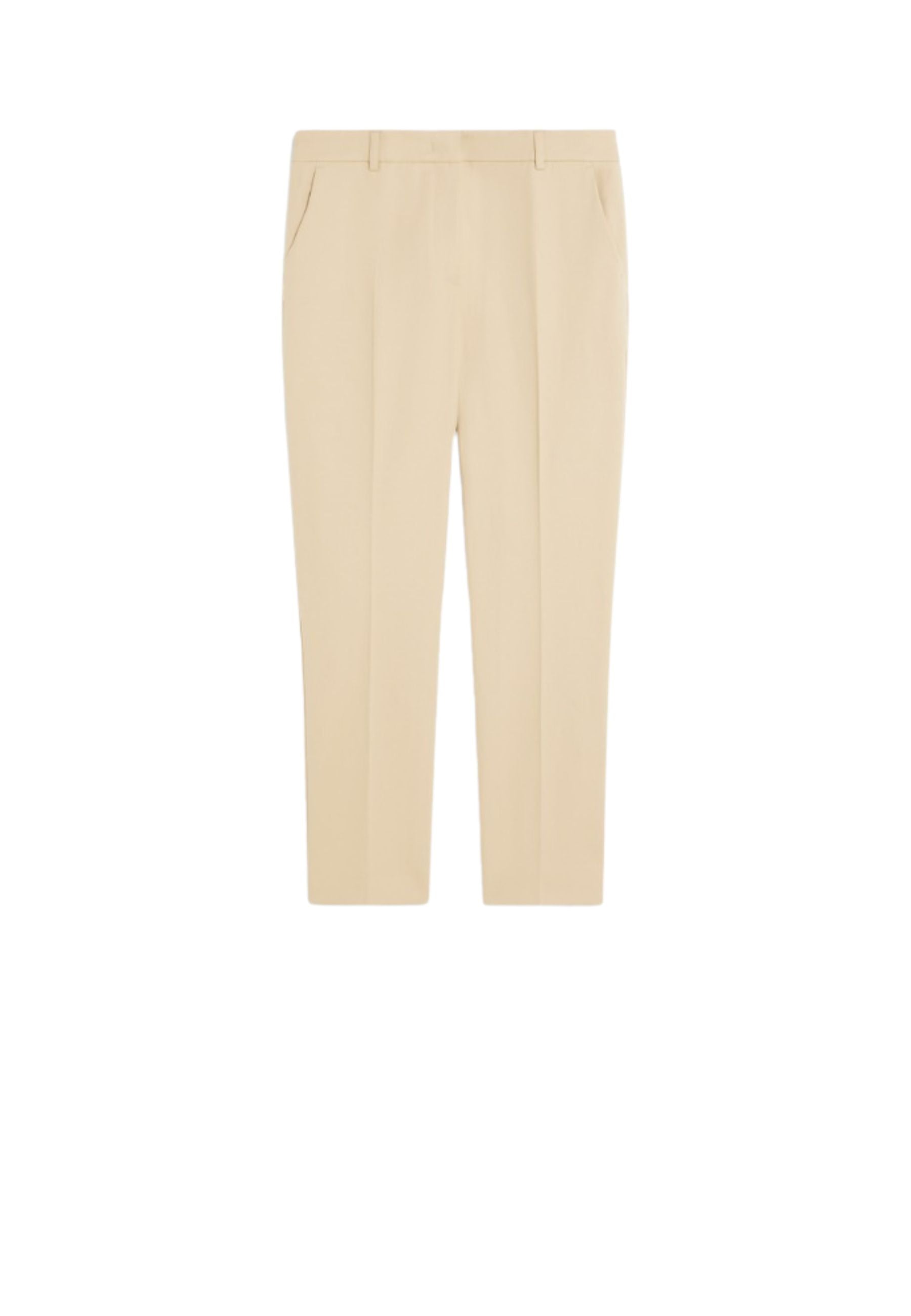 Pantalone a sigaretta in cotone stretch