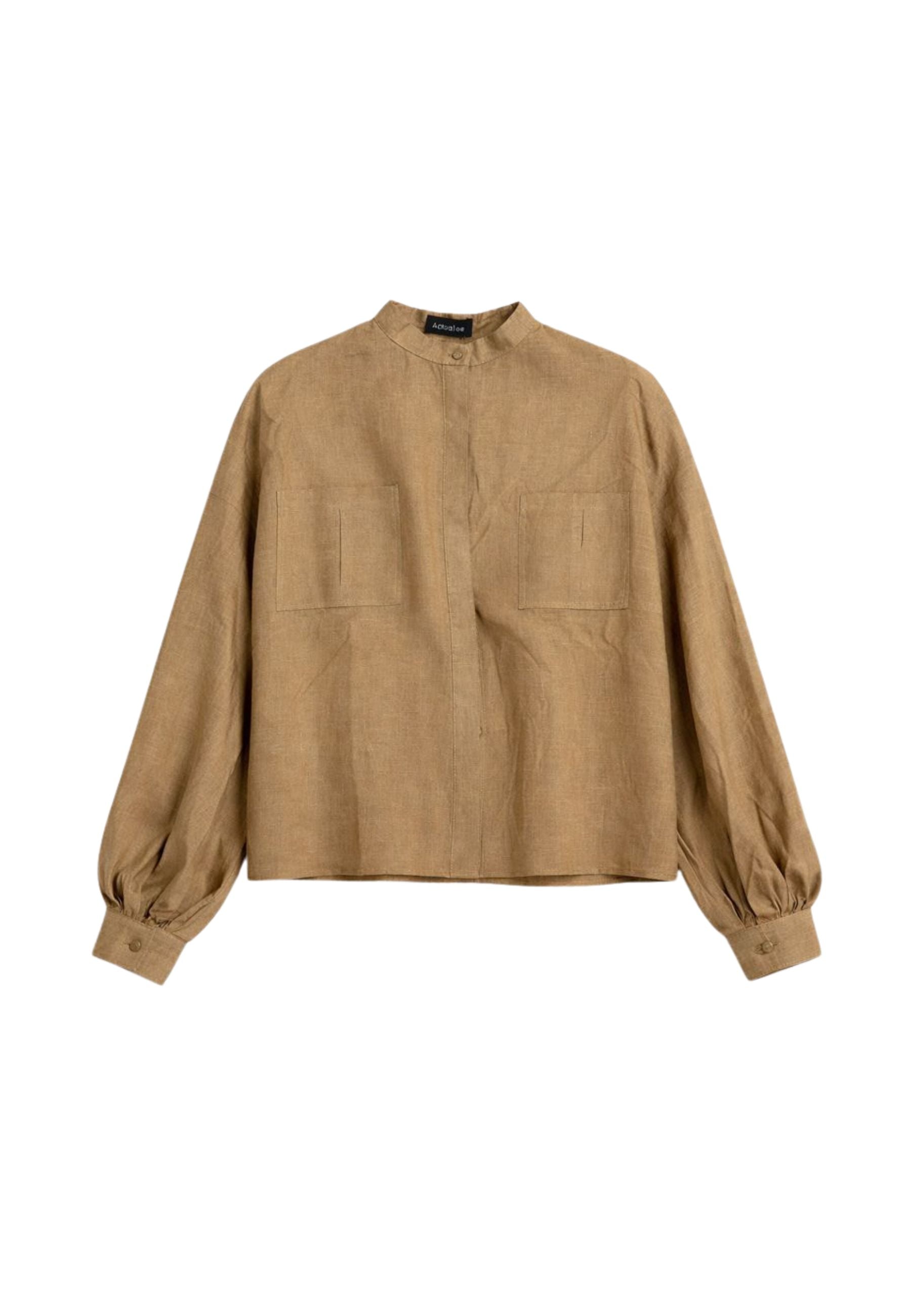 Camicia oversize in puro lino