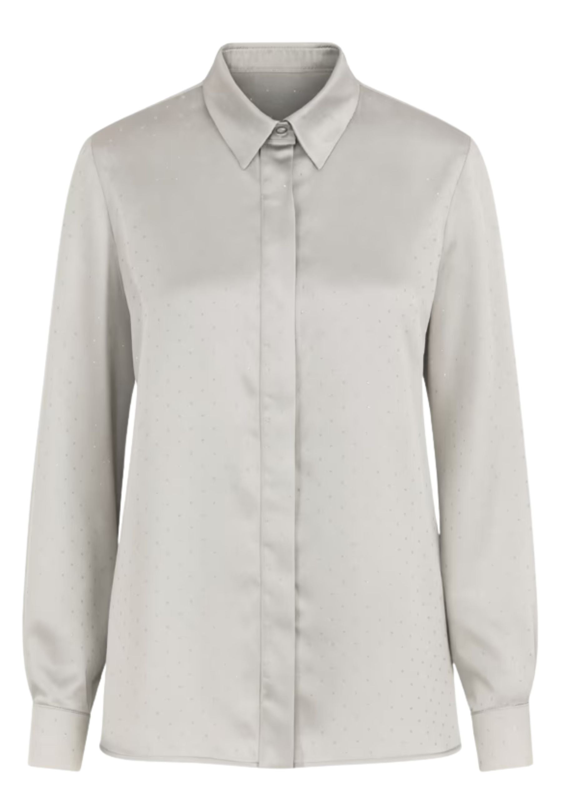 ACTUALEE - Camicia donna in seta con maniche lunghe