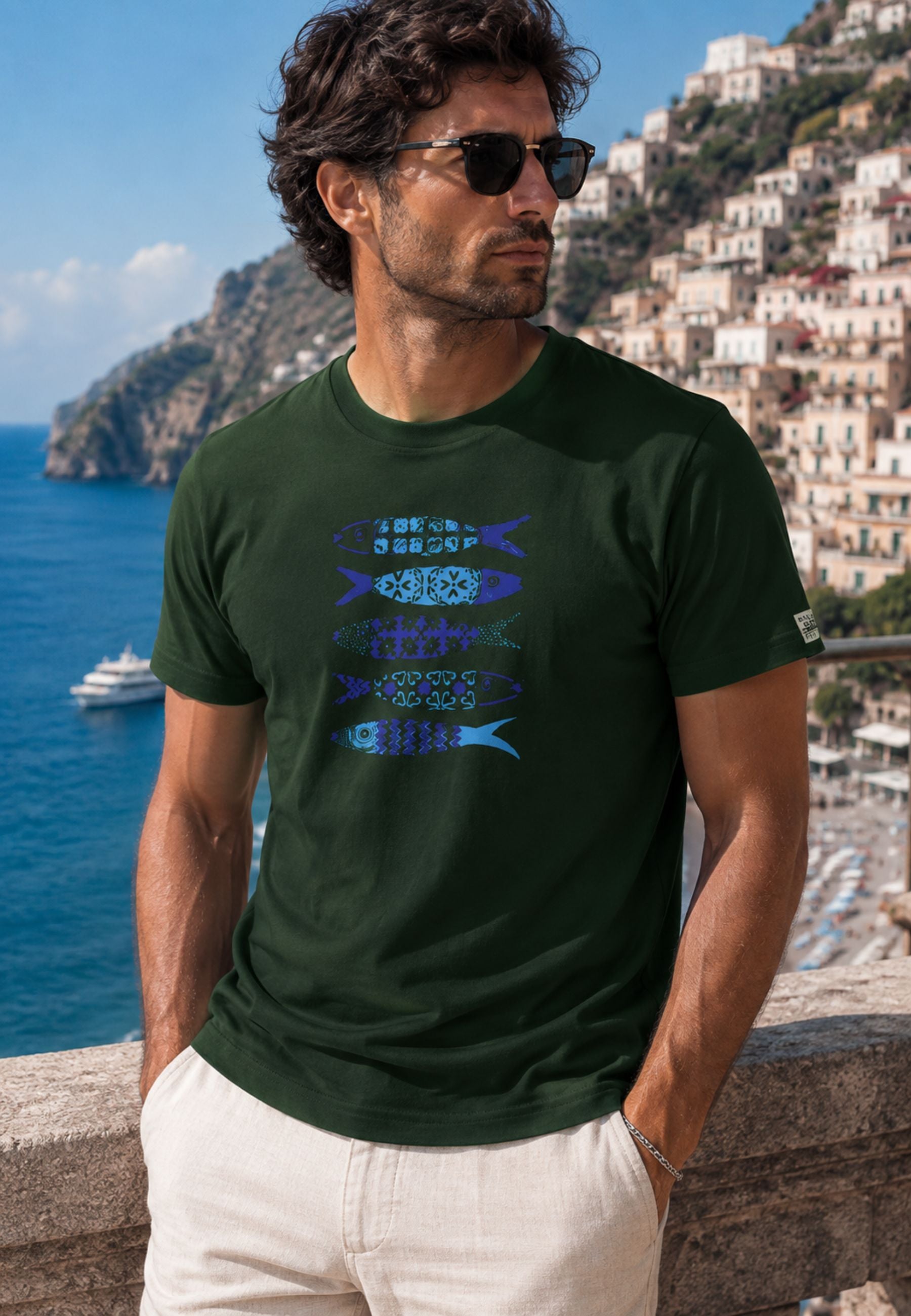 Baia 30 Remi - T-shirt Verde Fish