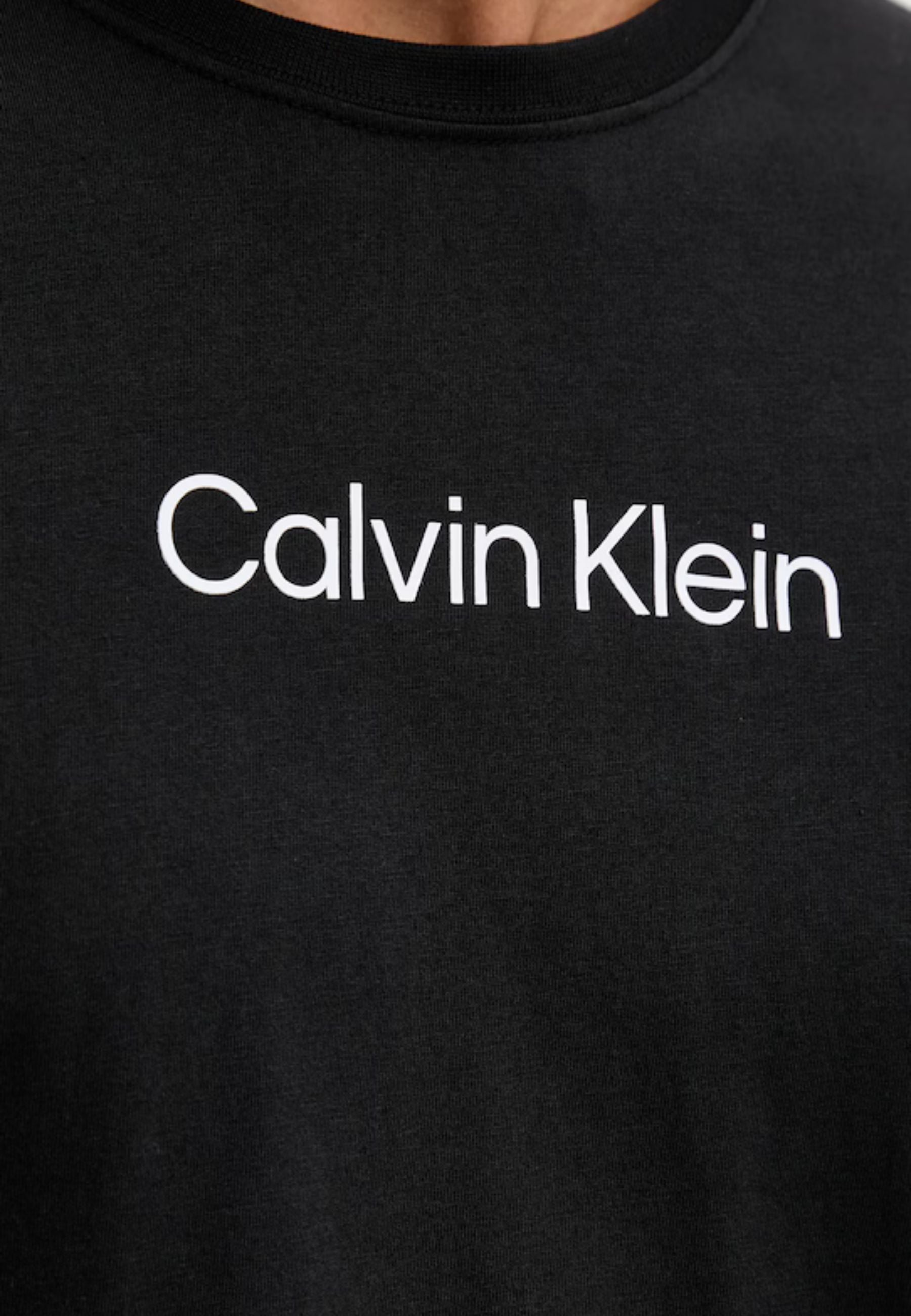 Calvin Klein - T-shirt logo in jersey di cotone