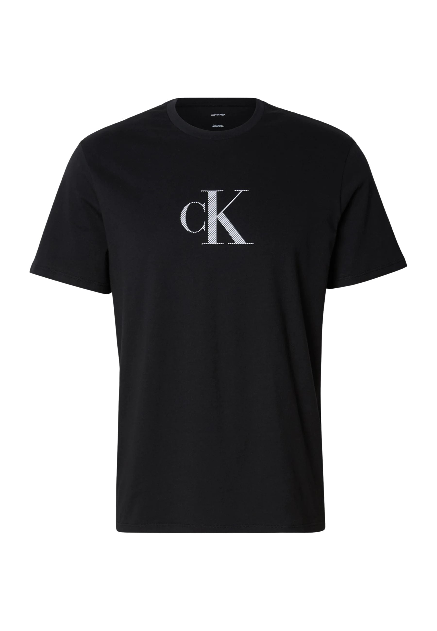Calvin Klein - T-shirt logo CK in jersey di cotone