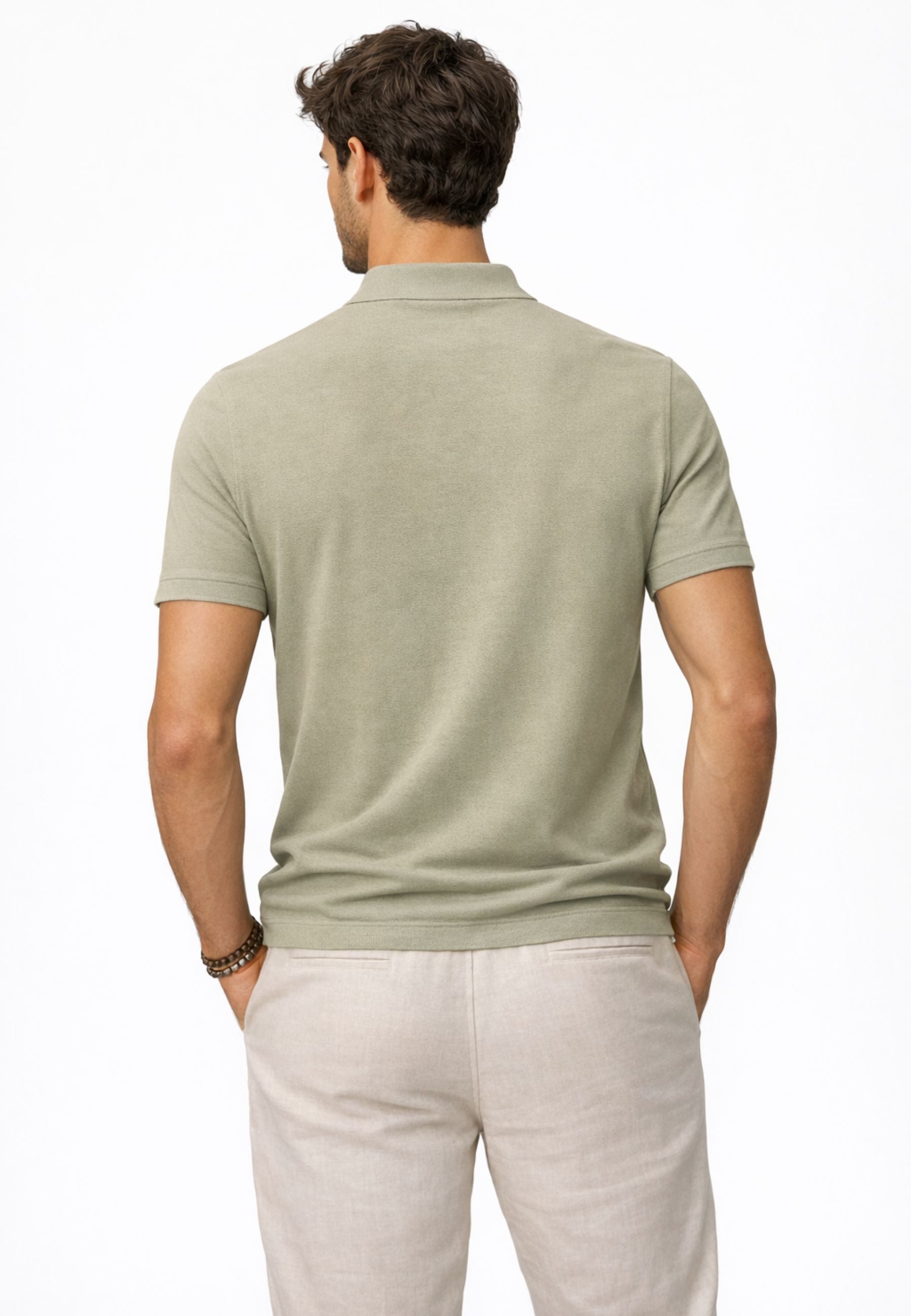 Polo Crepe in Cotone - Made in Italy