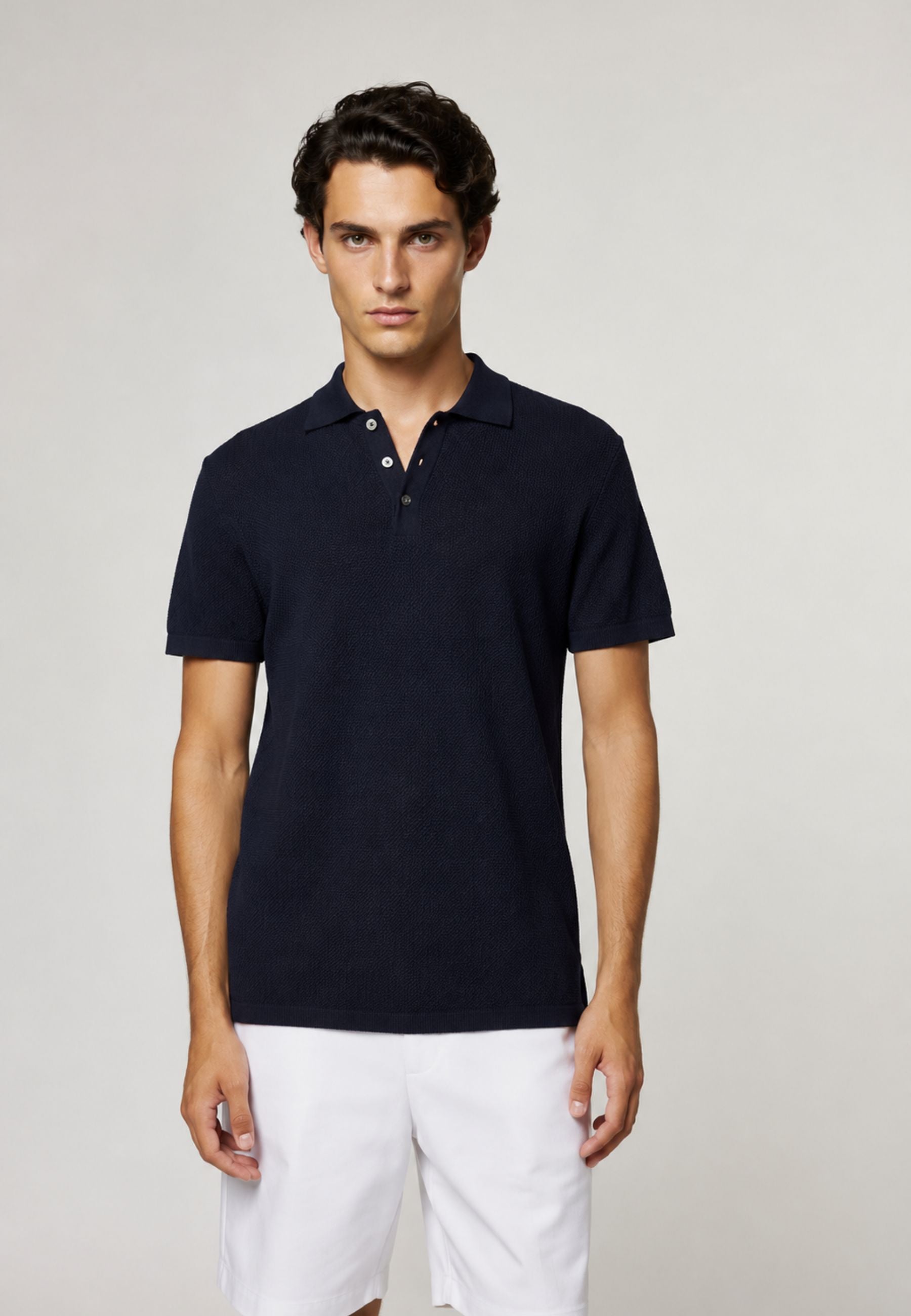 Daniele Fiesoli Polo in Maglia di Cotone