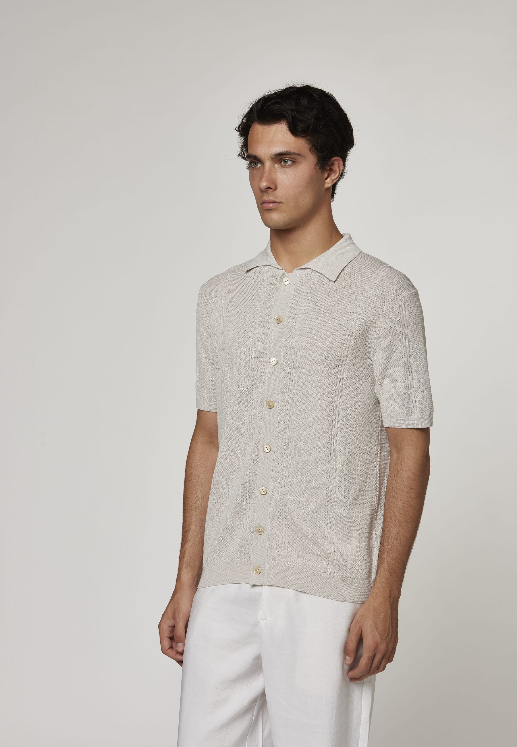Overshirt Daniele Fiesoli Uomo in Cotone Crepe