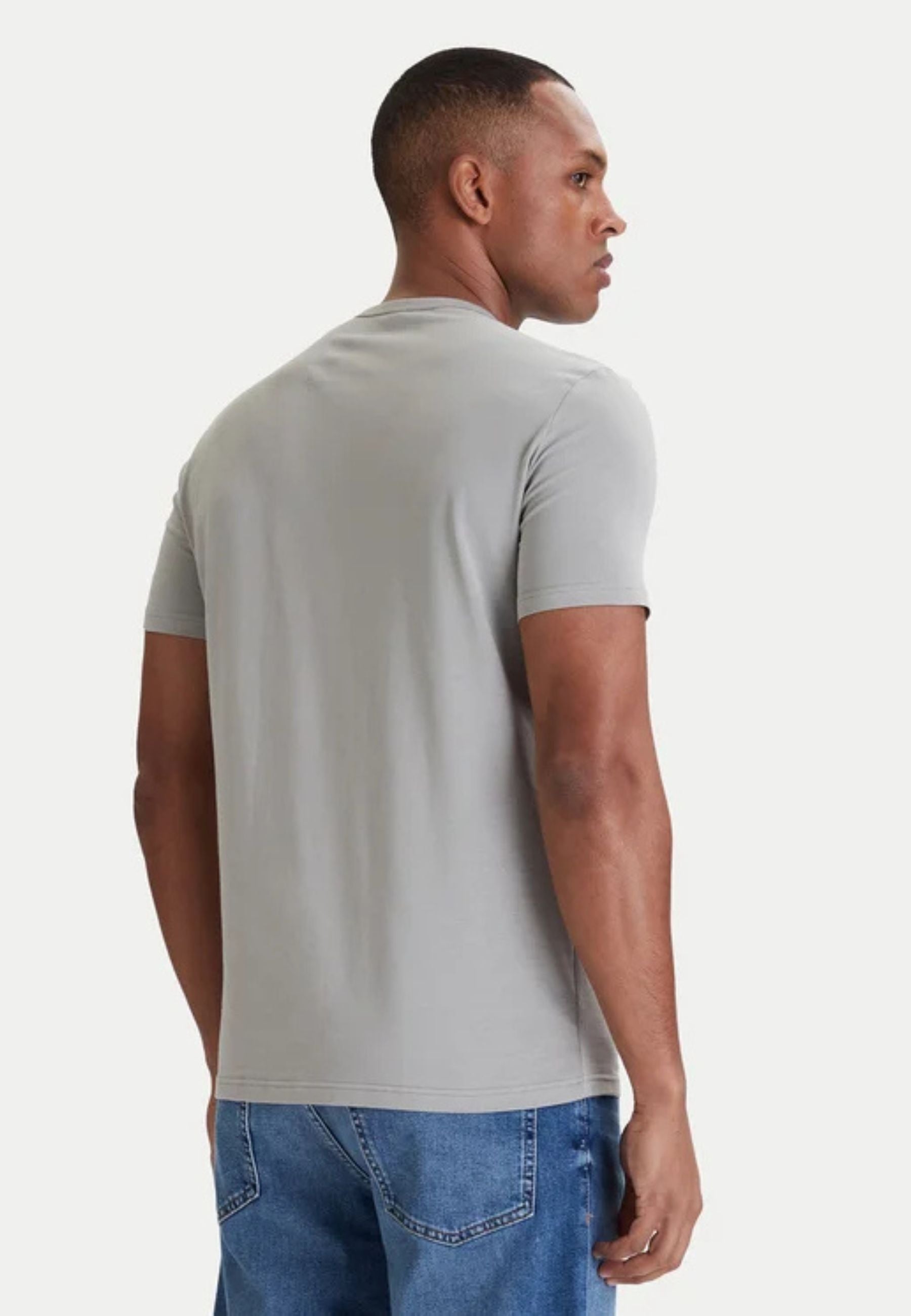 Emporio Armani T-Shirt Uomo 2 Pack Girocollo Stretch con Logo