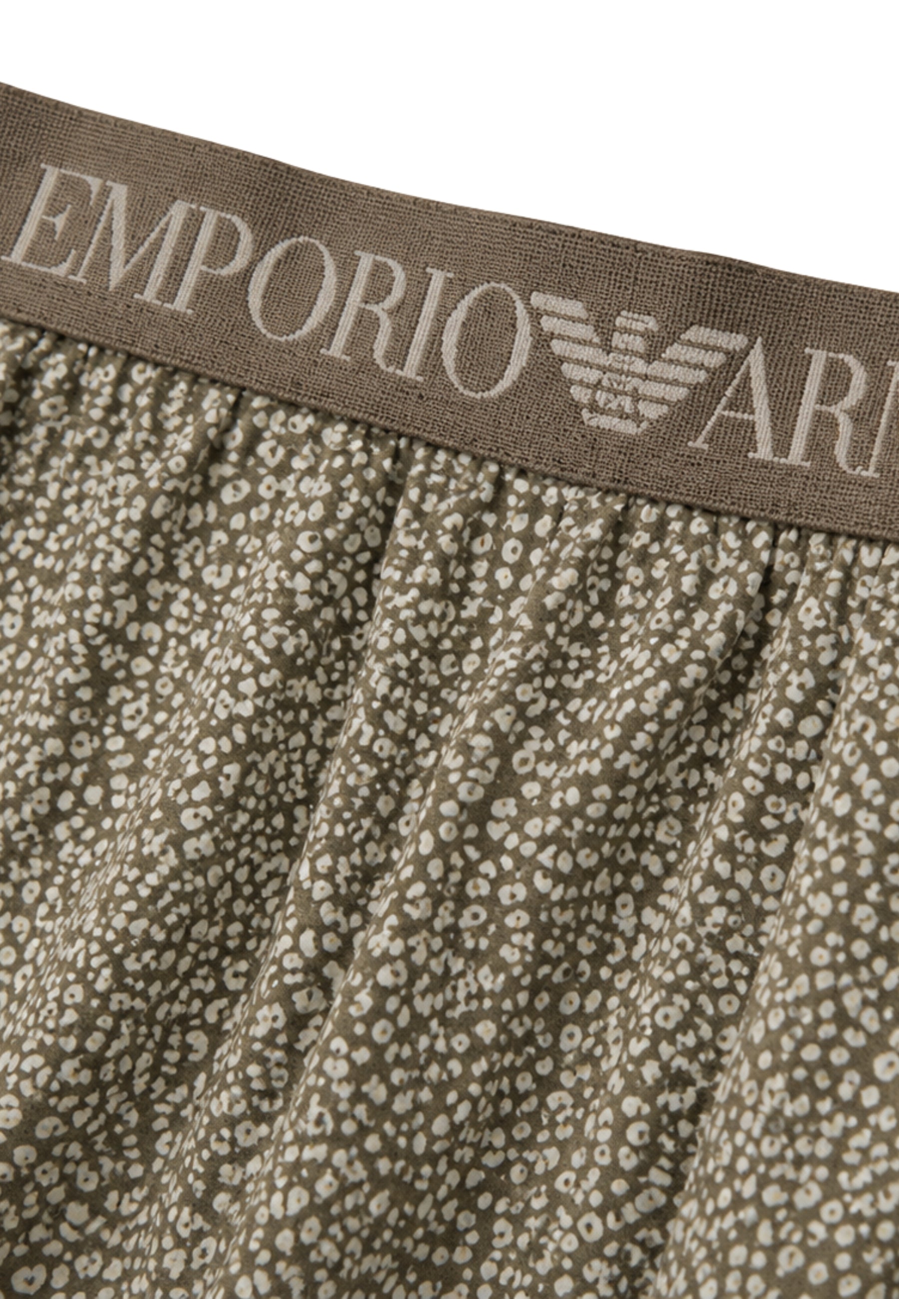 Emporio Armani - Pigiama Uomo con Bermuda in Jersey Pattern Mix