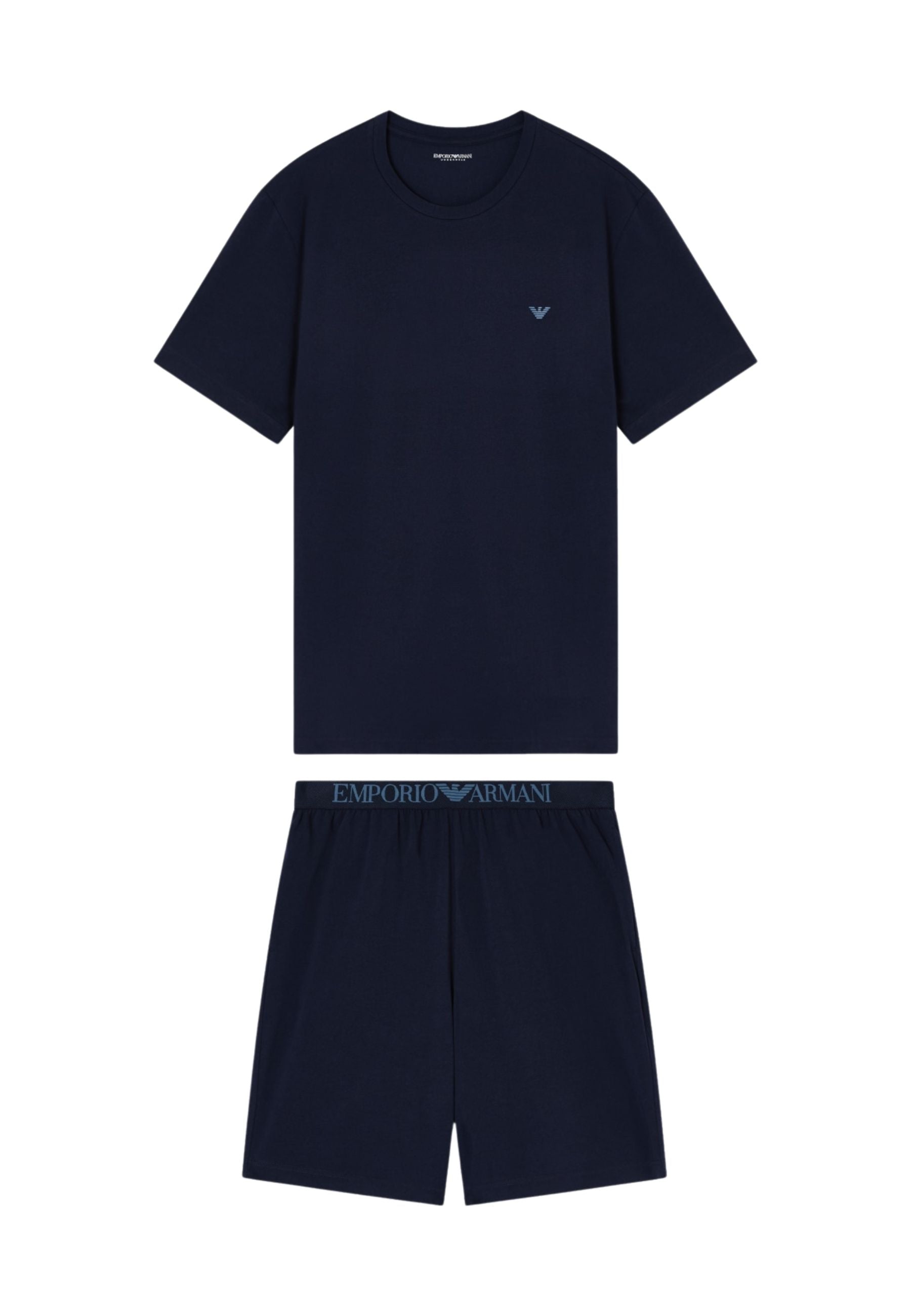 EMPORIO ARMANI - Pigiama con Bermuda in Jersey Endurance