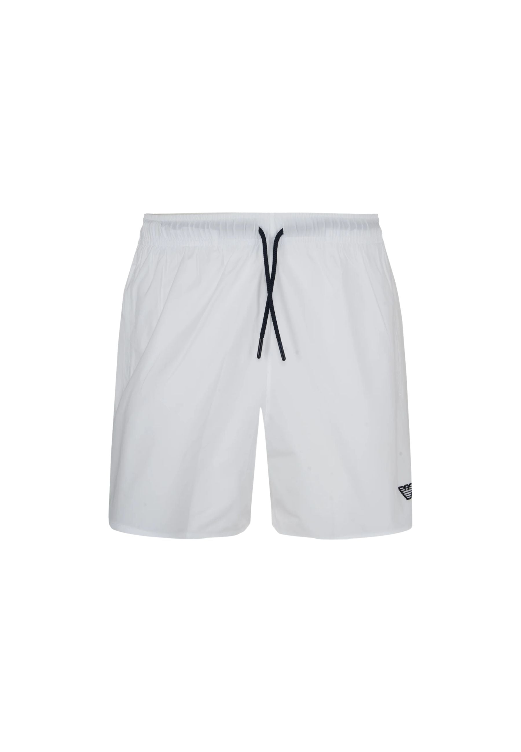 Costume da bagno uomo Emporio Armani - shorts bianchi con aquila ricamata