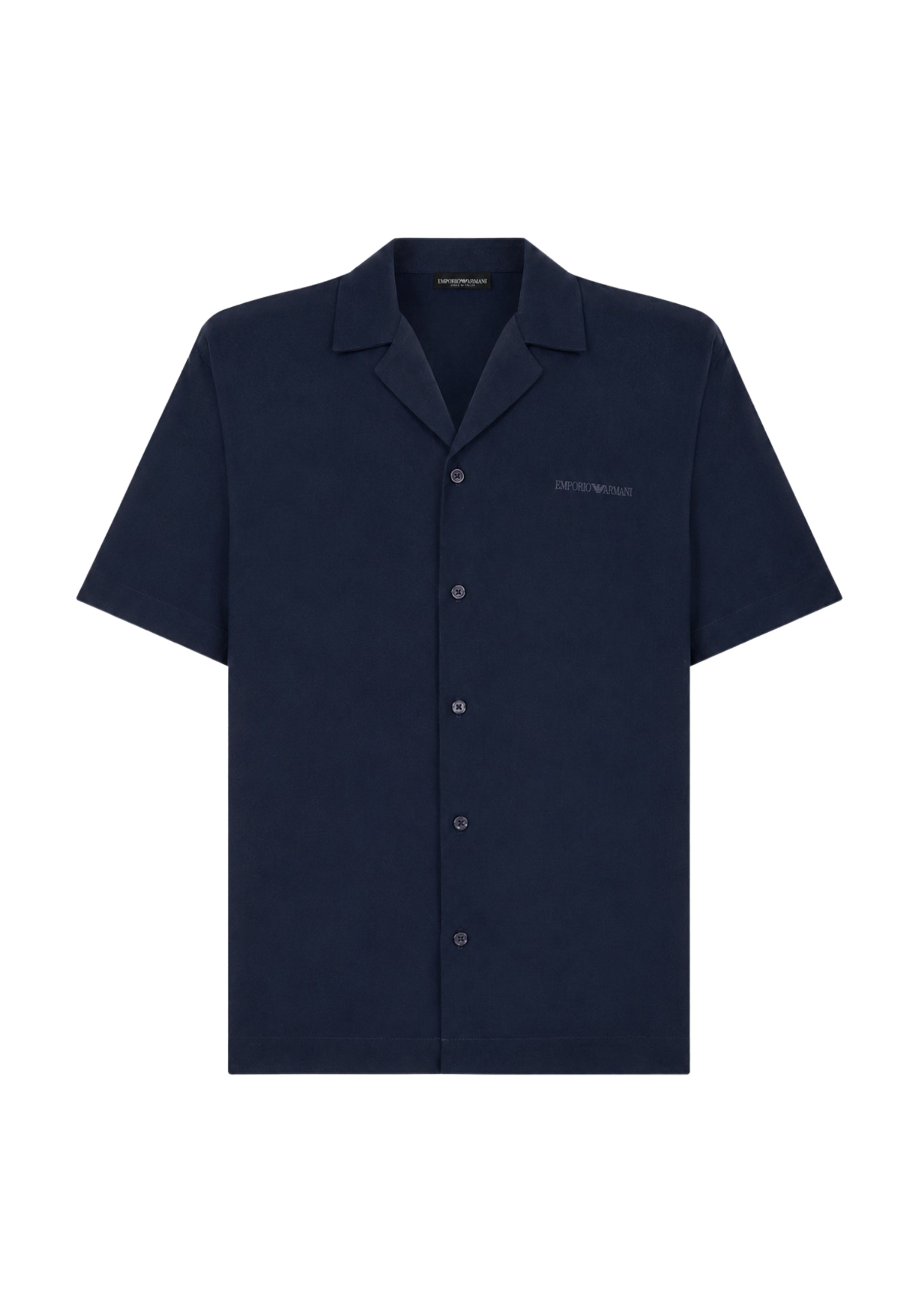 EMPORIO ARMANI - Camicia Beachwear in Misto Lino