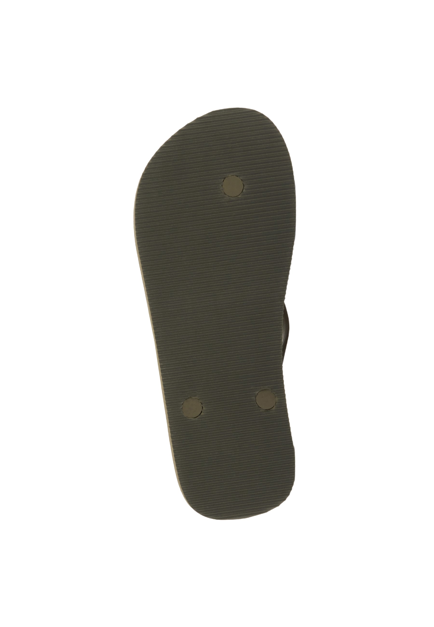 Emporio Armani Infradito in Gomma con Logo - Verde Militare