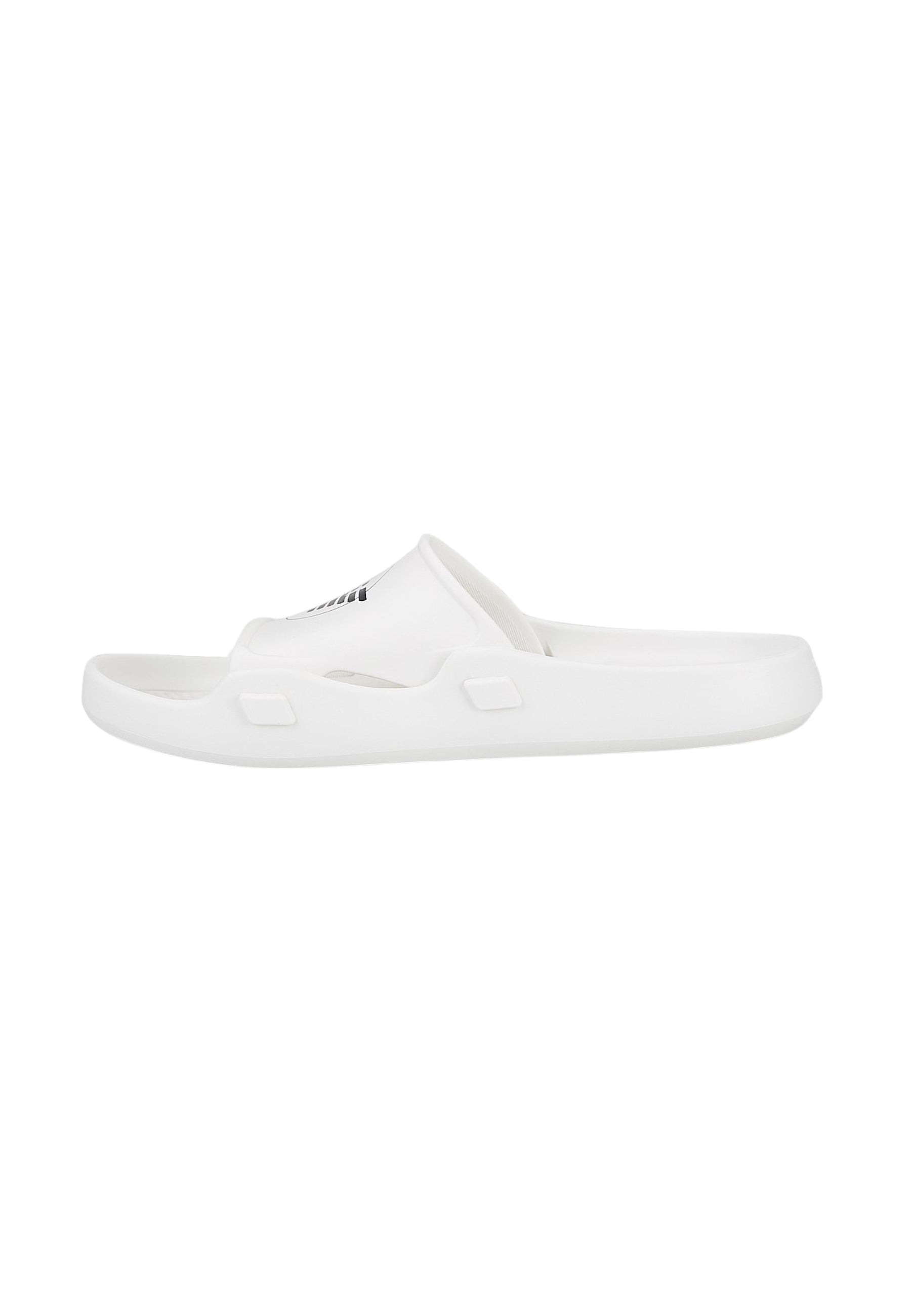 Emporio Armani Sliders Sagomate con Aquila - Bianco