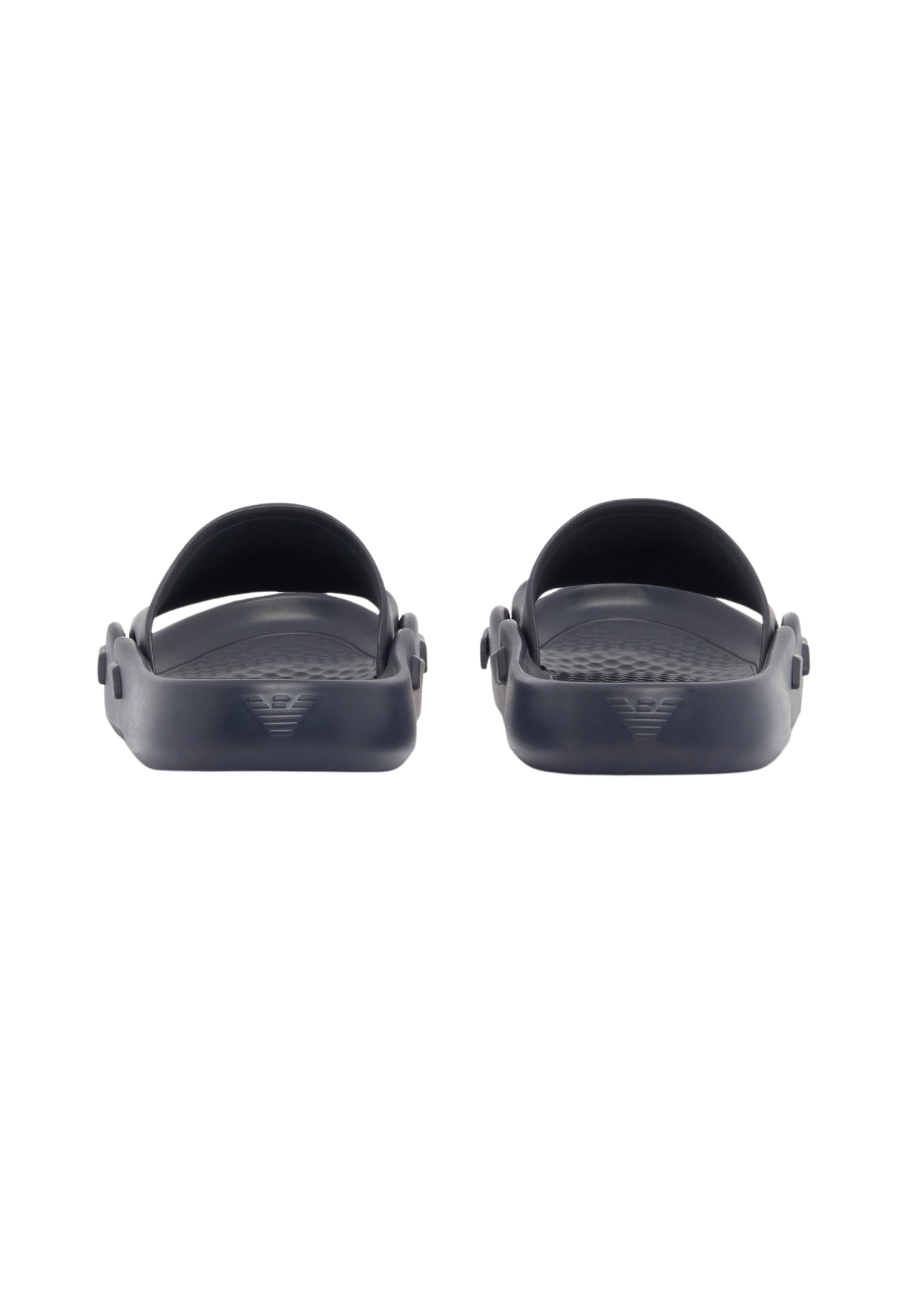 Emporio Armani Sliders Sagomate con Aquila - Blu