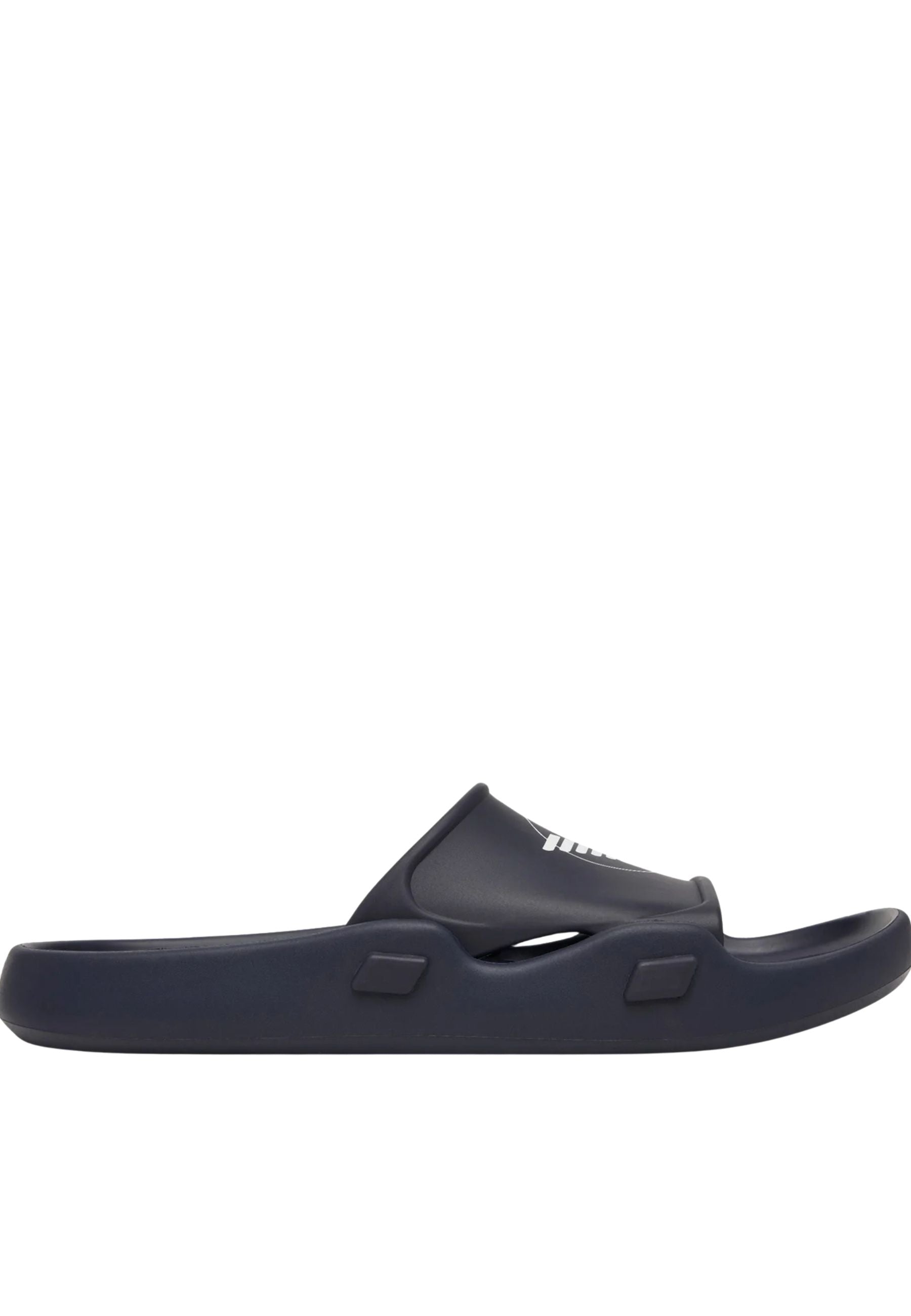 Emporio Armani Sliders Sagomate con Aquila - Nero