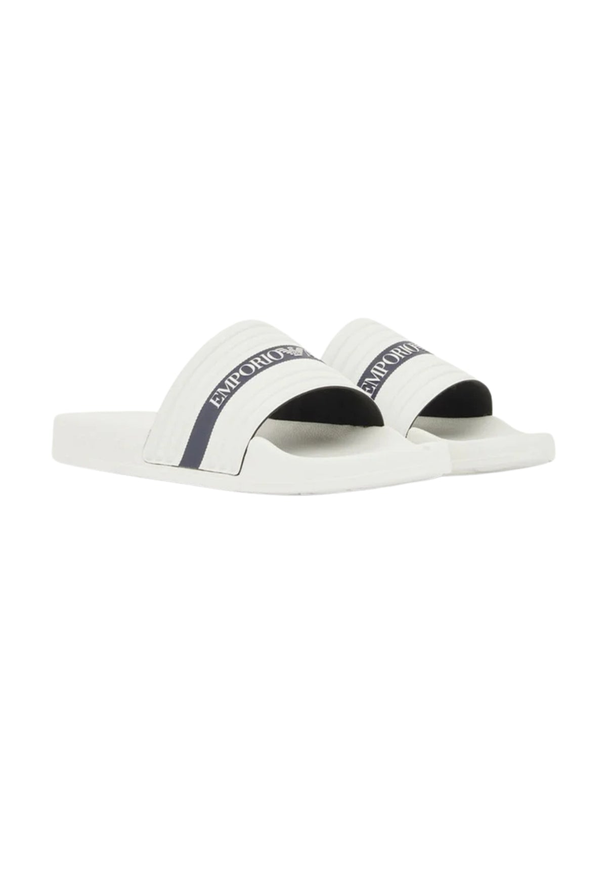 Emporio Armani Sliders Logotape in PVC
