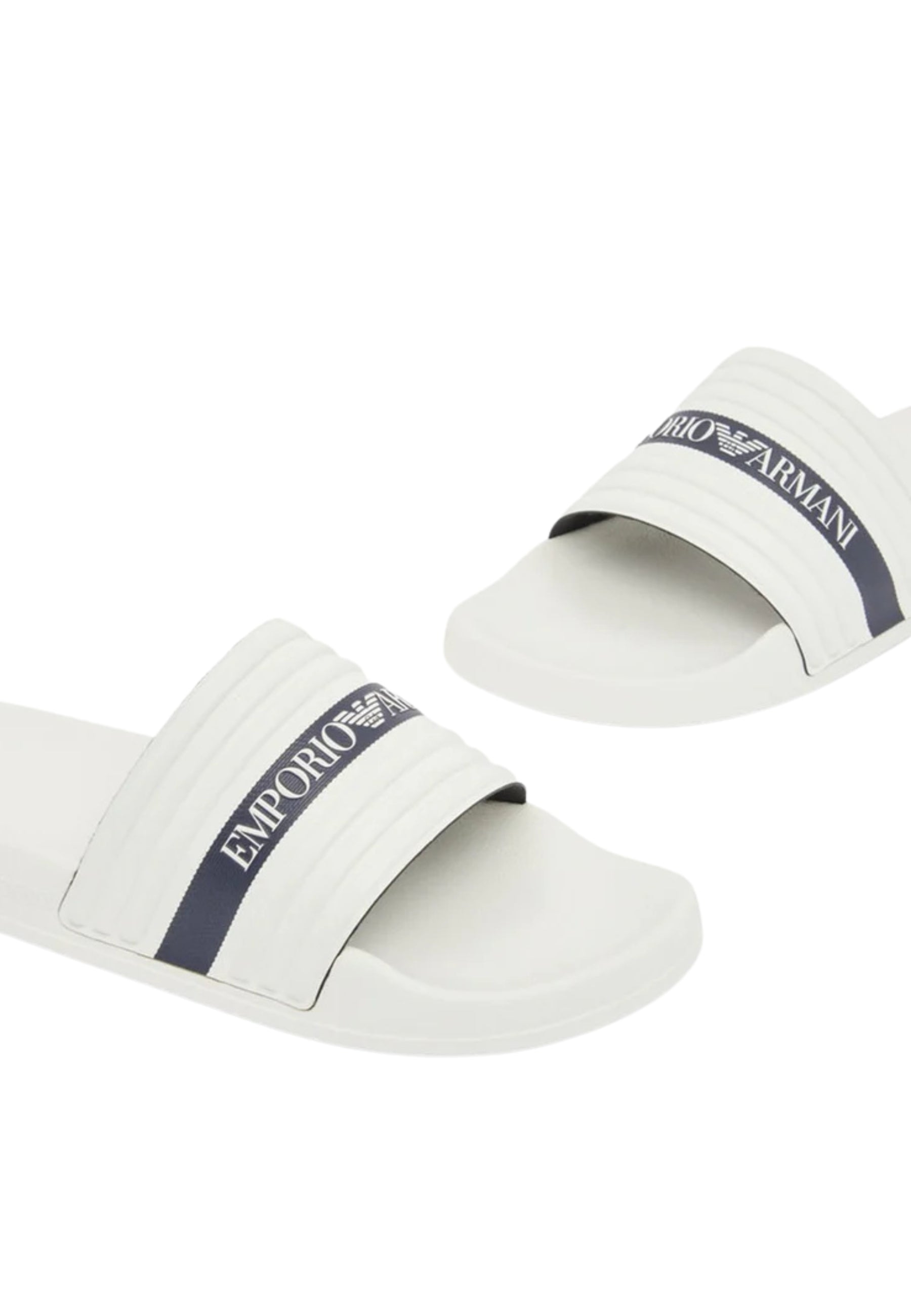Emporio Armani Sliders Logotape in PVC
