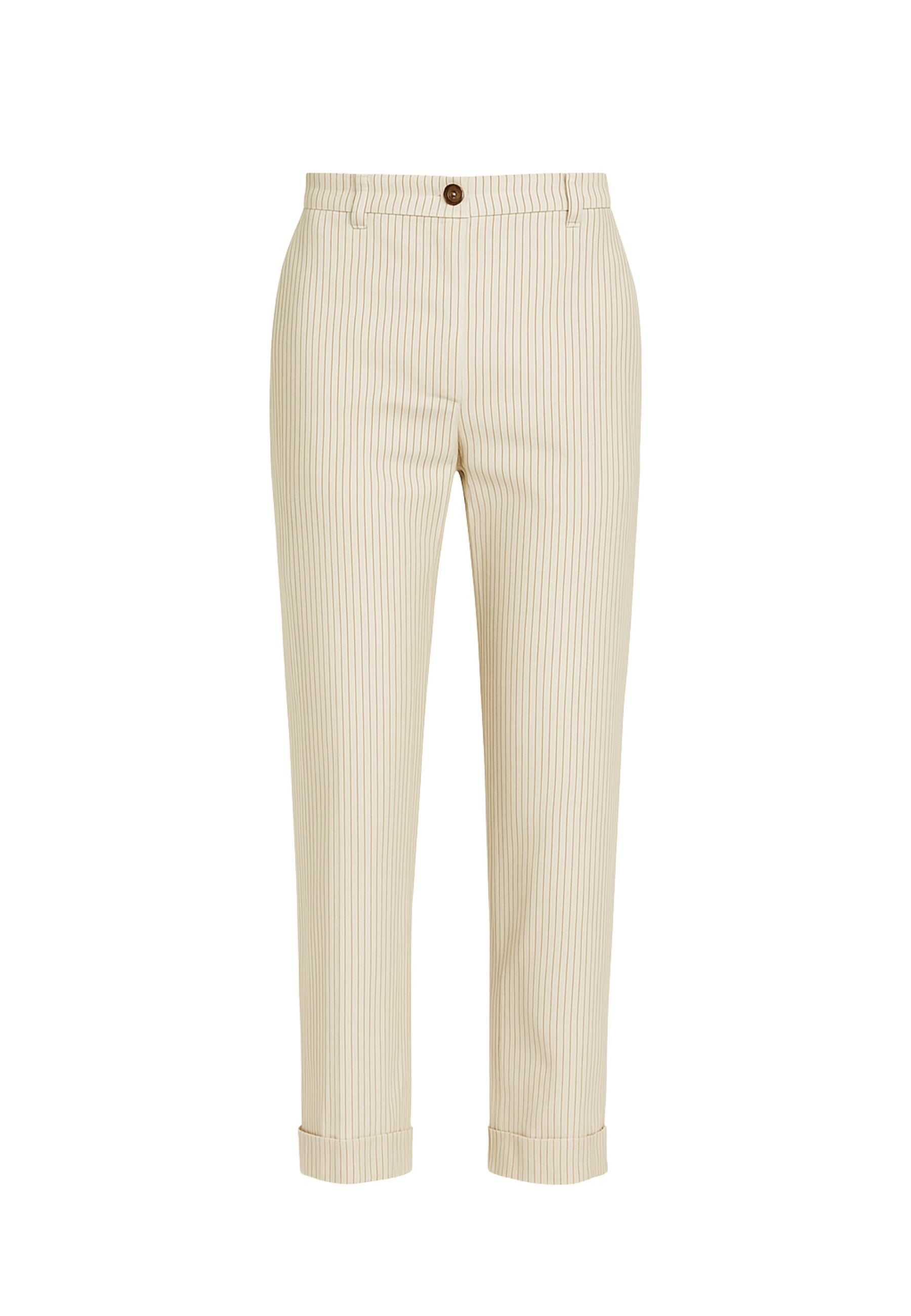 Essentiel Antwerp - Pantaloni a Righe Beige