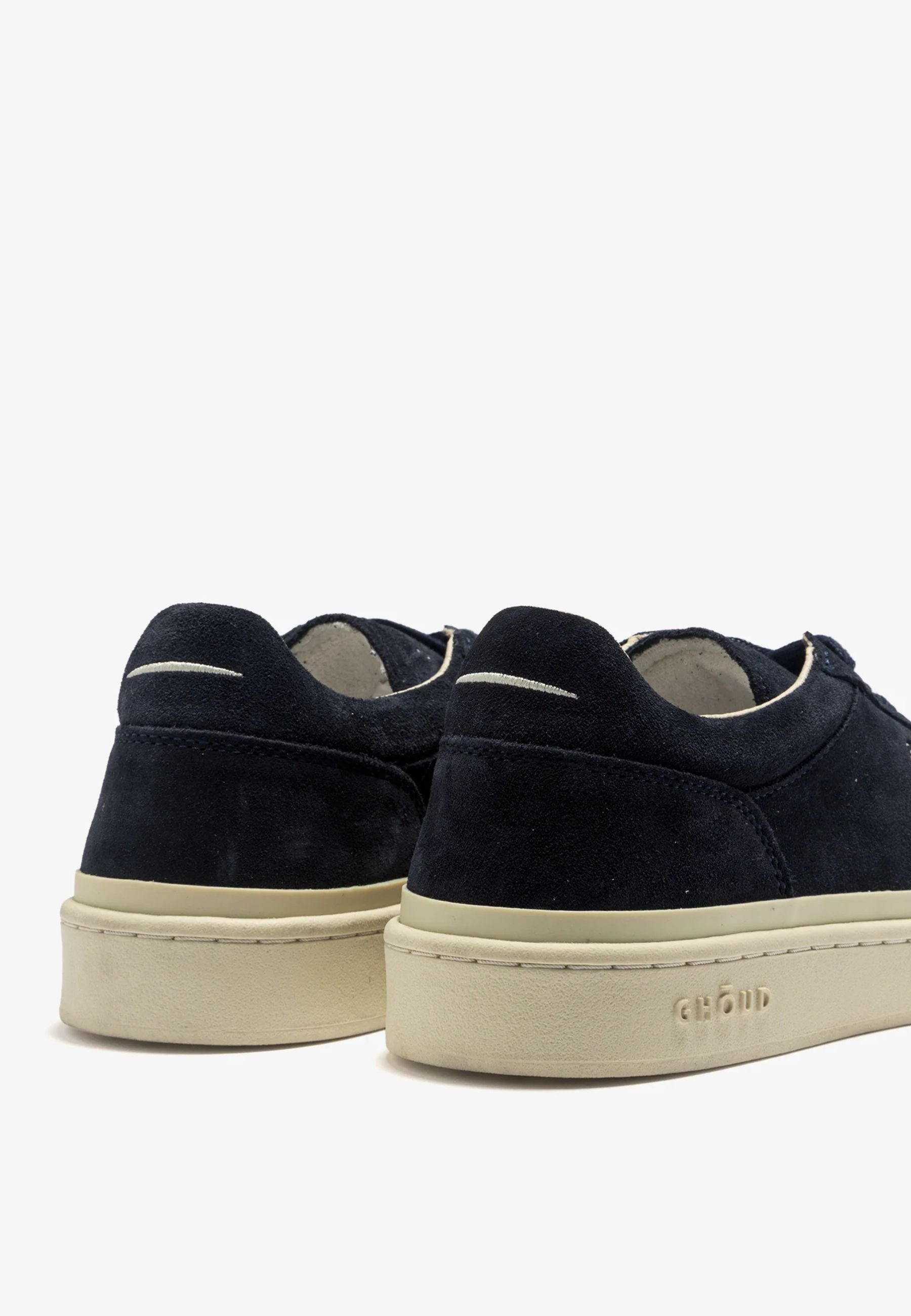 Sneakers uomo Ghoud Pads Hushed Bluette - suede con suola platform