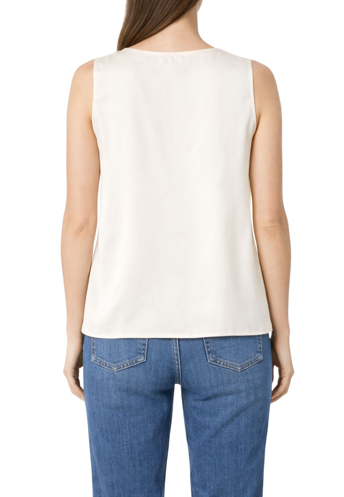 iBlues - Top in Raso Leggero con Scollo a V