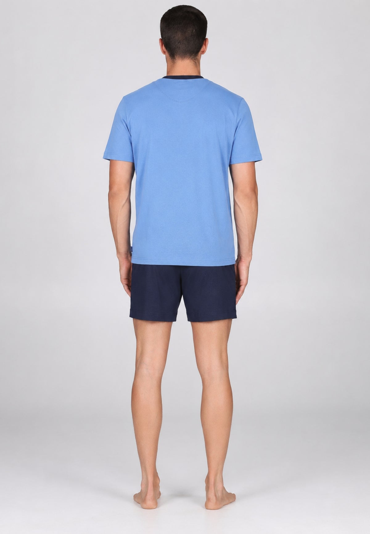 JULIPET - Pigiama Corto Uomo in Cotone Supima Fresh Cotton