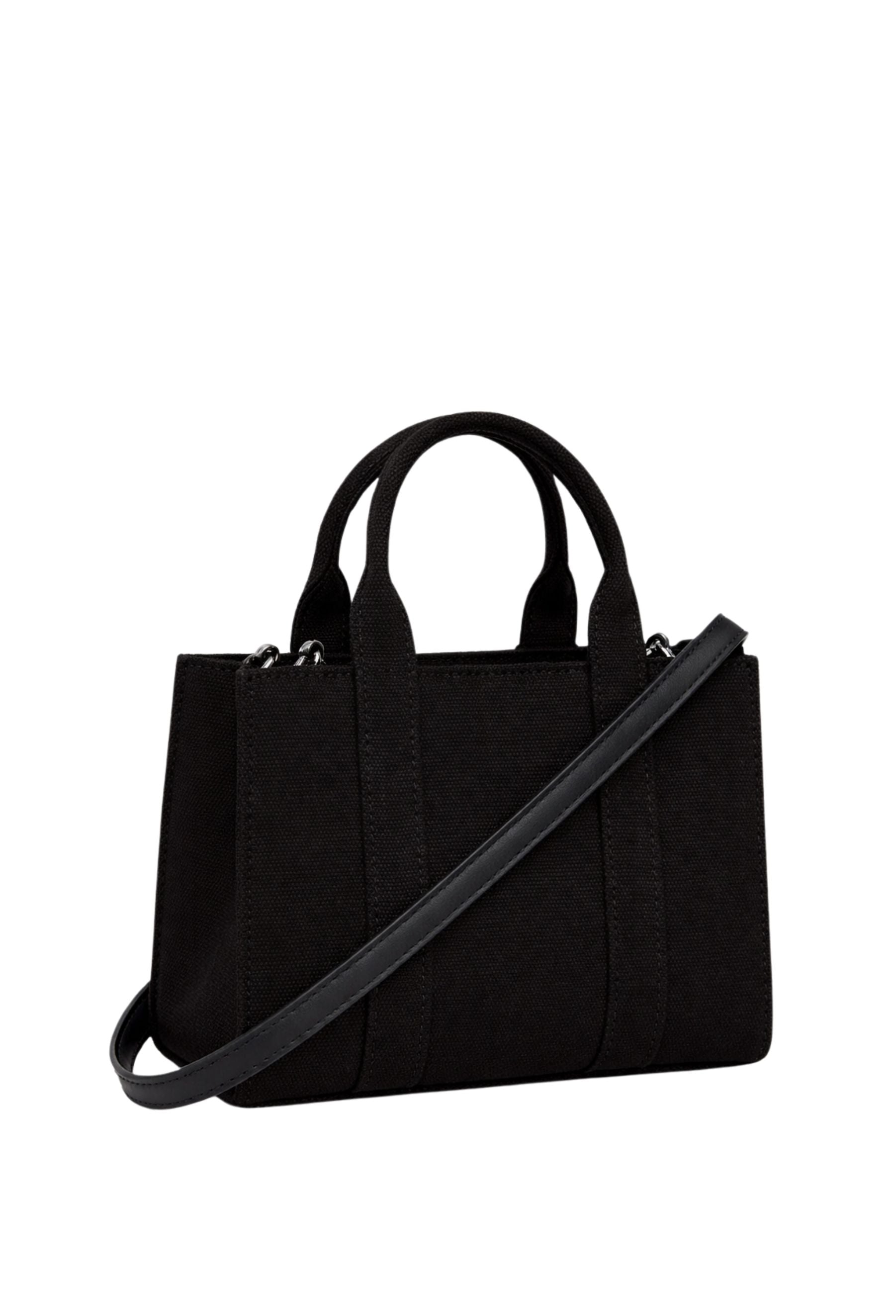 Mini Tote in Cotone Biologico con Tracolla