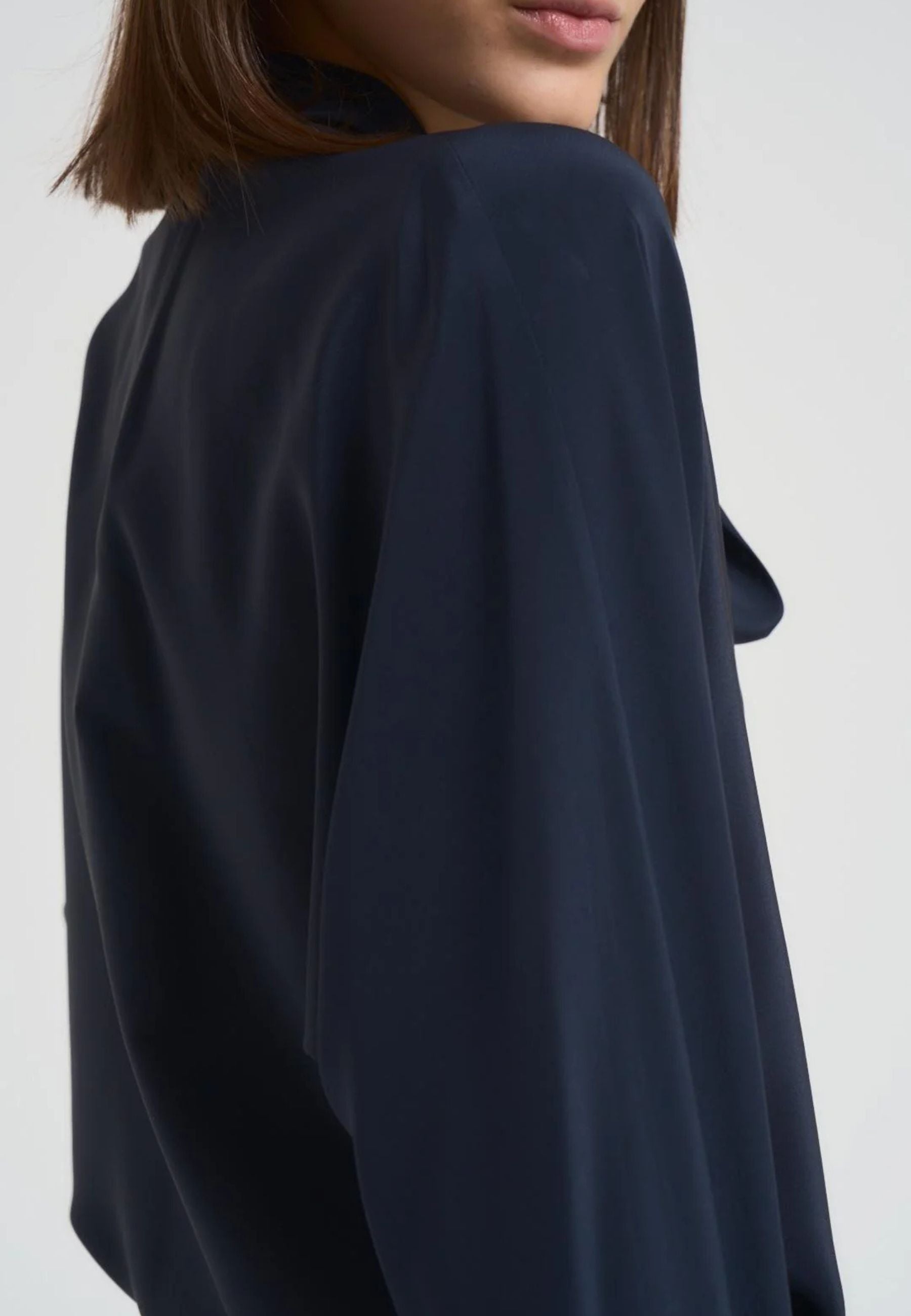Max Mara Studio - Blusa in seta con fusciacca
