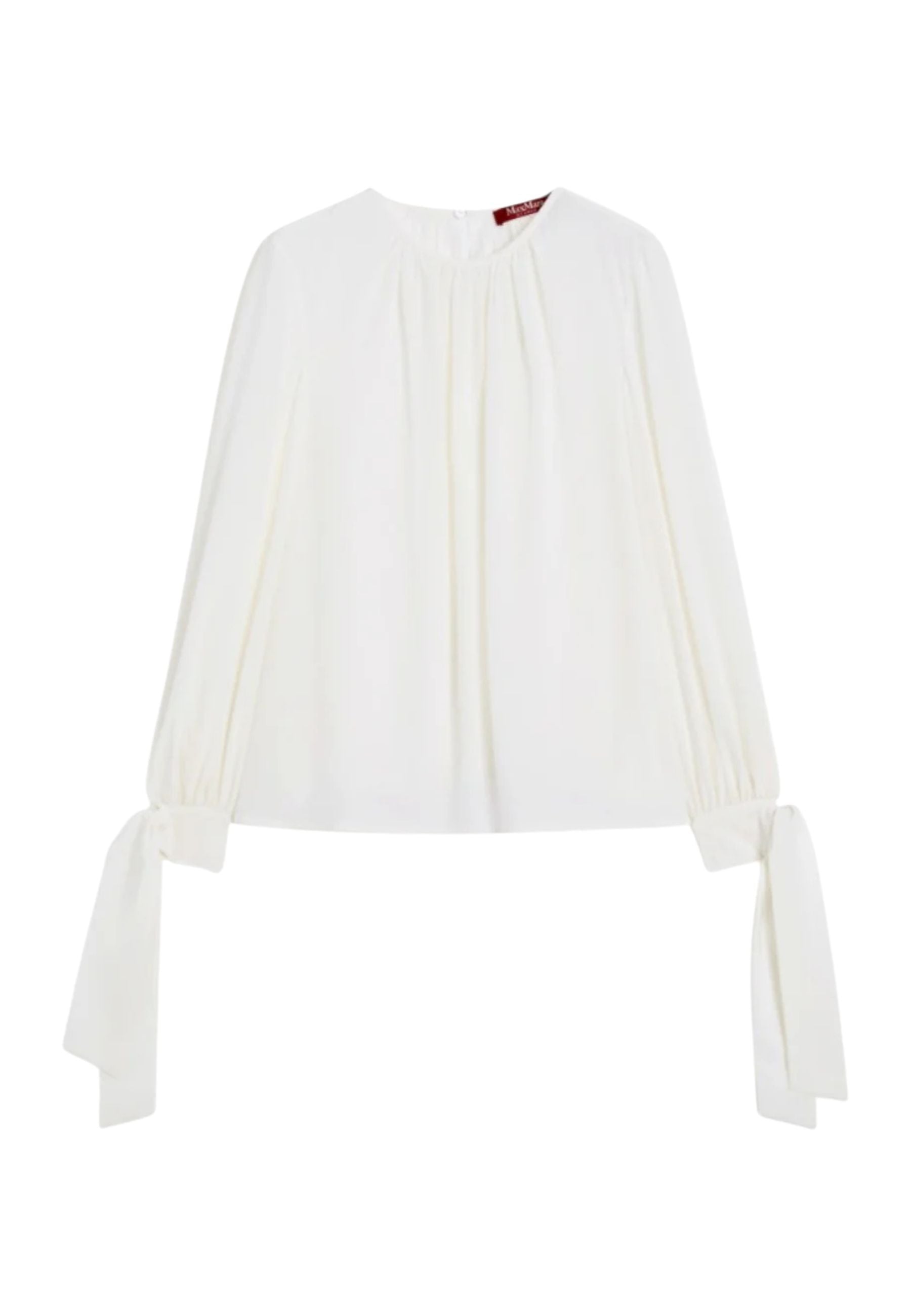 Max Mara Studio - Blusa EDOTTO in seta con fiocco ai polsi