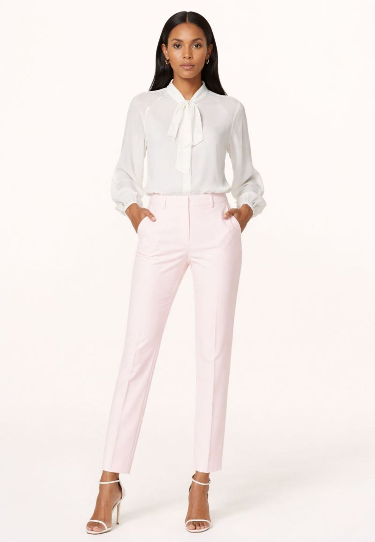 Pantalone dritto in cady tecnico