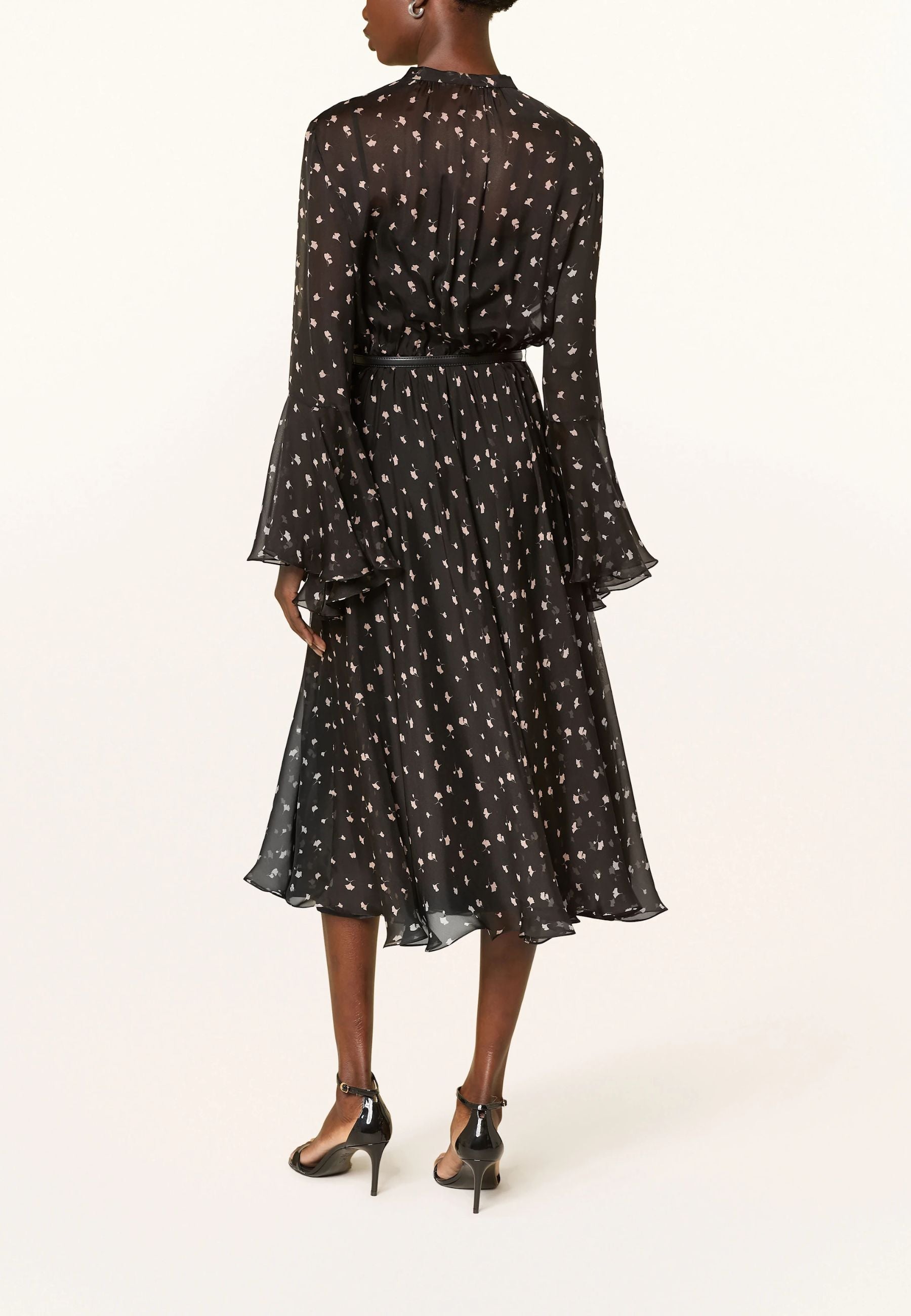 Max Mara Studio - Abito in seta con stampa floreale