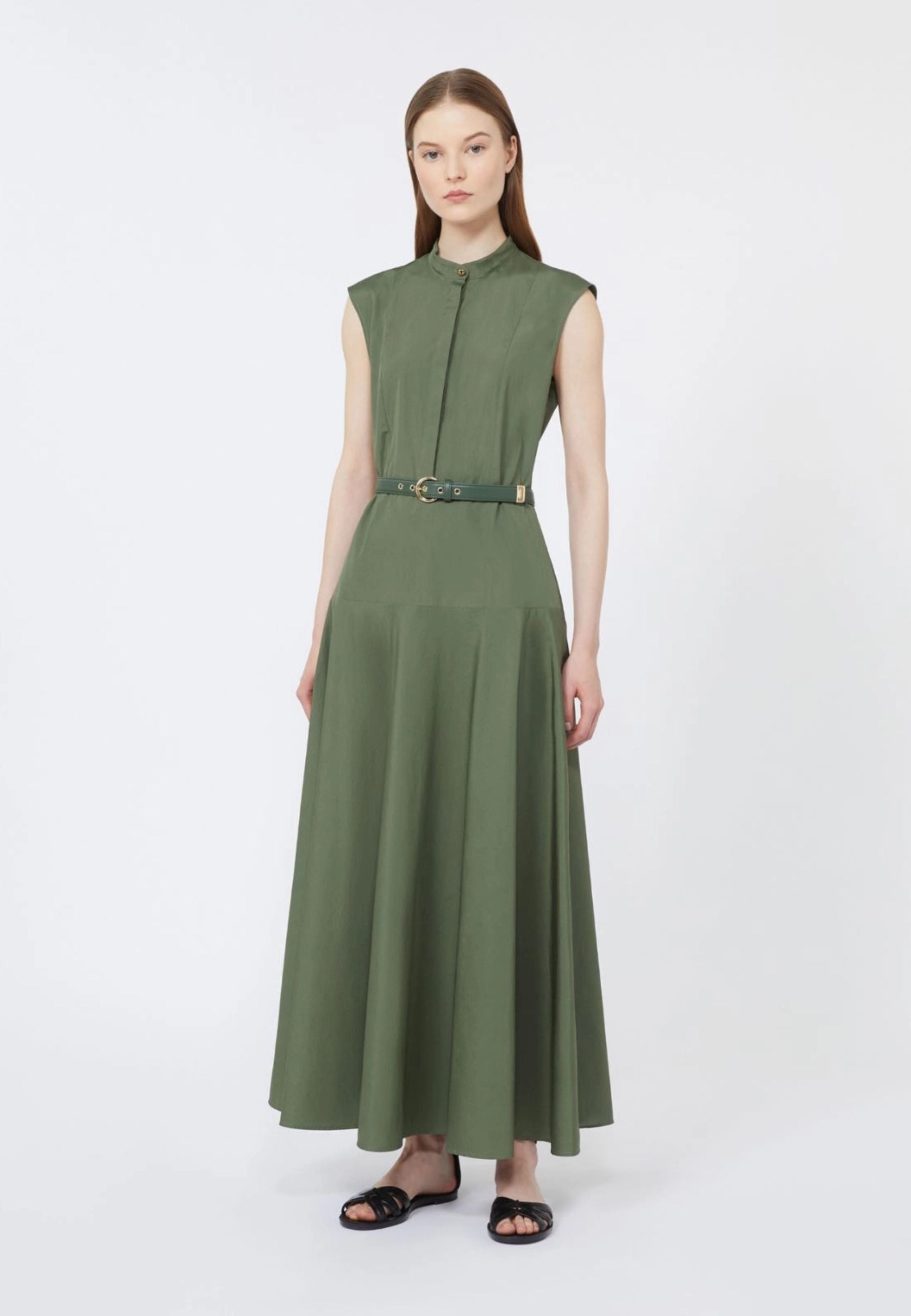 Max Mara Studio - Abito a ruota in popeline di cotone