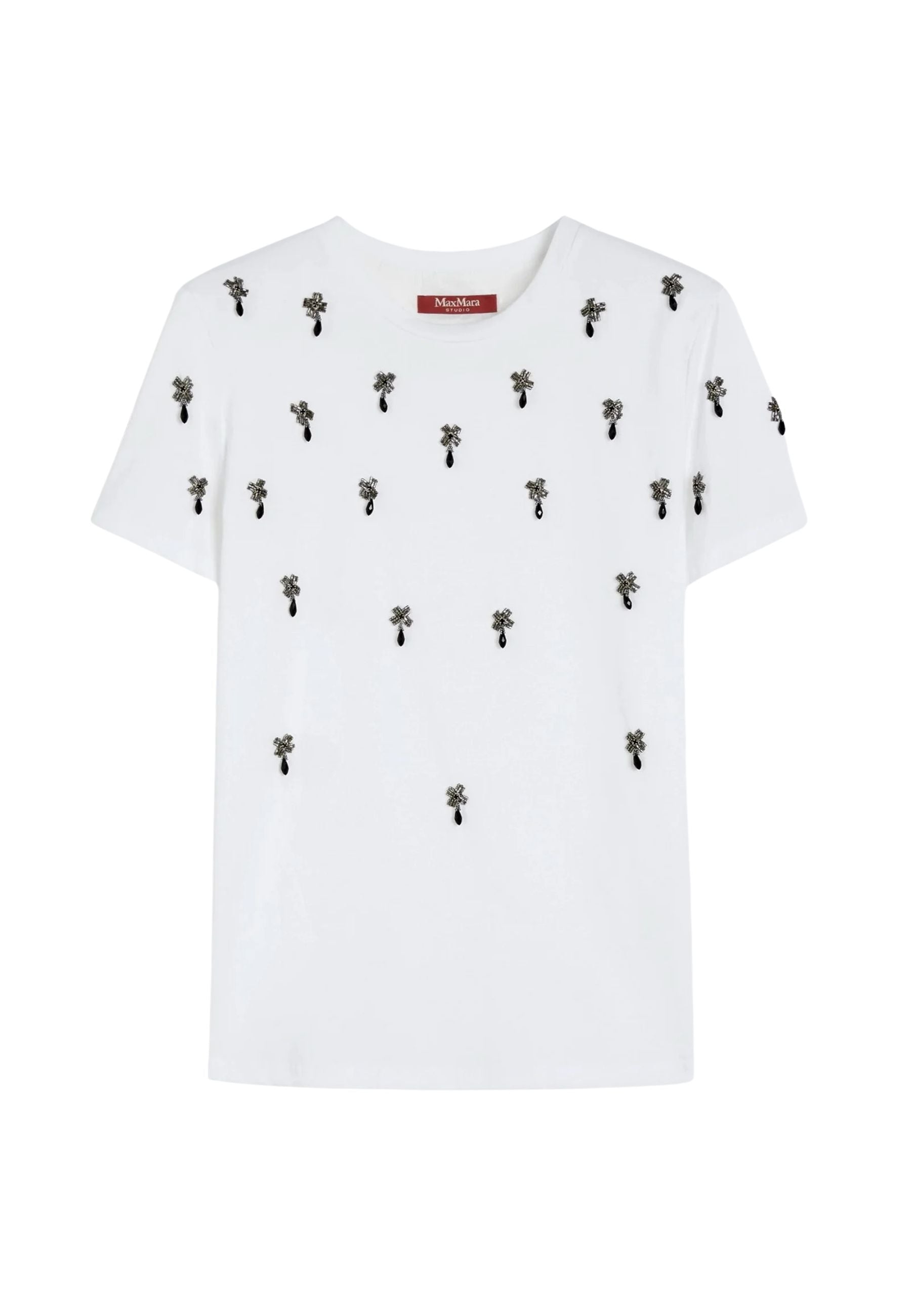 Max Mara Studio - T-shirt couture in jersey di cotone