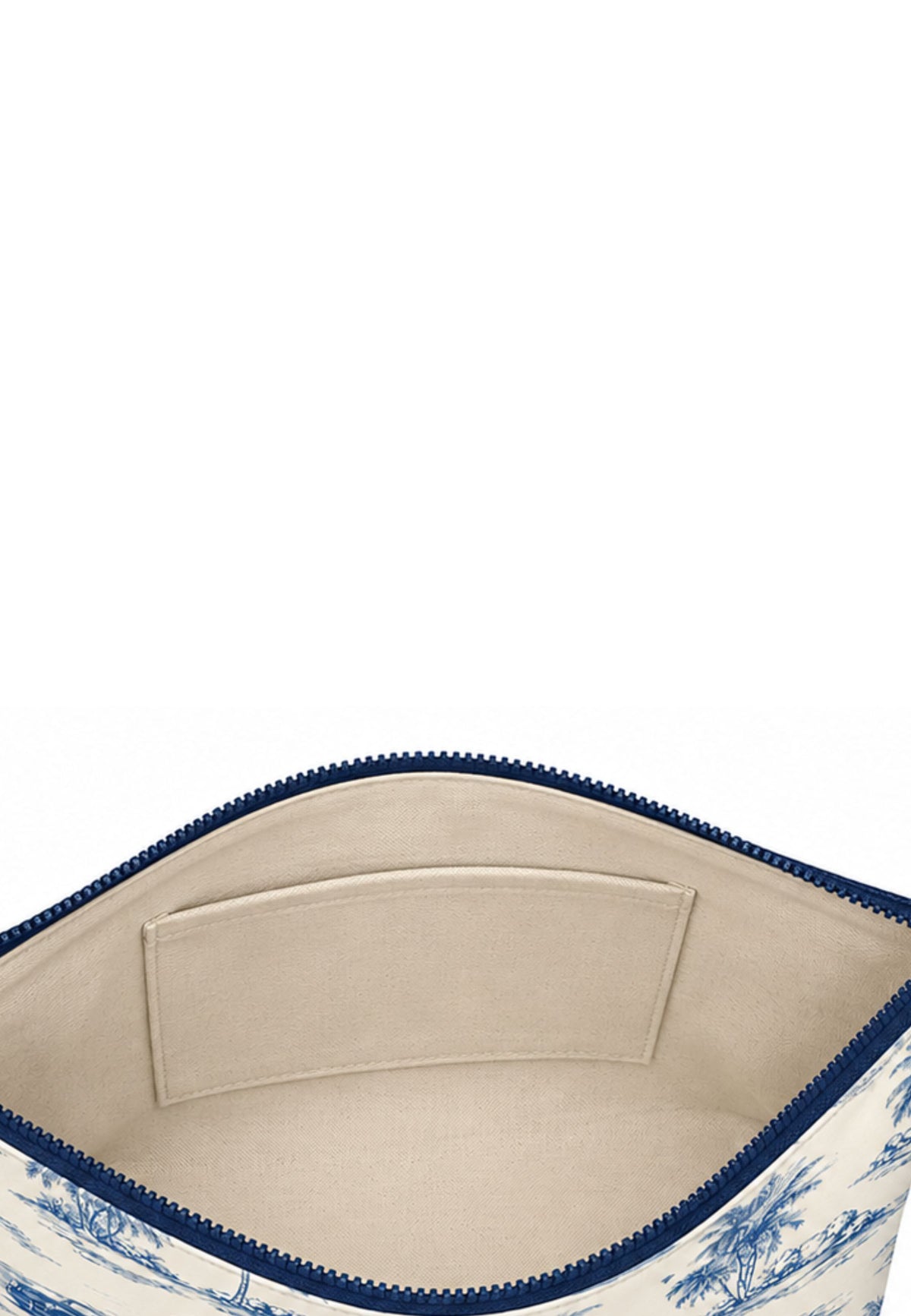 Pochette Aline in scuba con stampa Toile de Jouy - Special Edition AI Rich by Rick