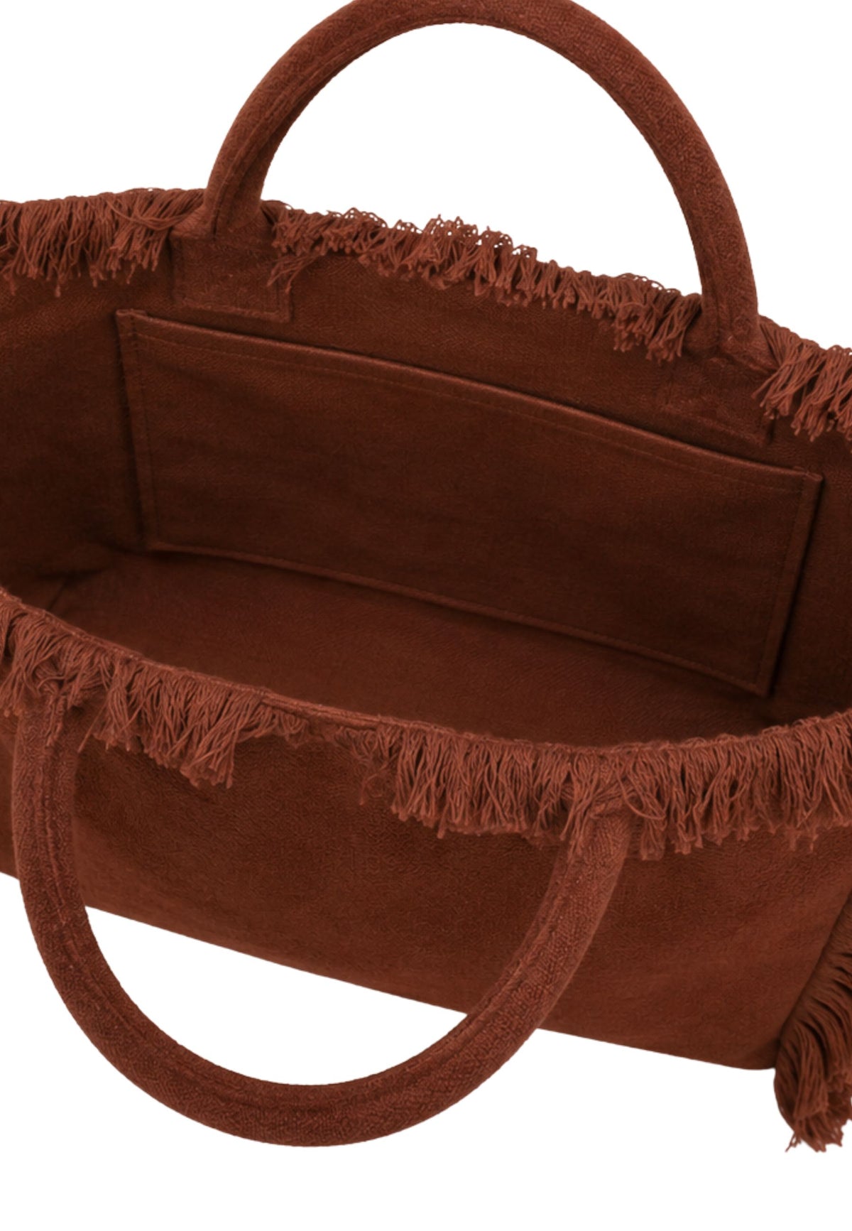 Vanity Bag Terry Brown - borsa shopper in spugna marrone