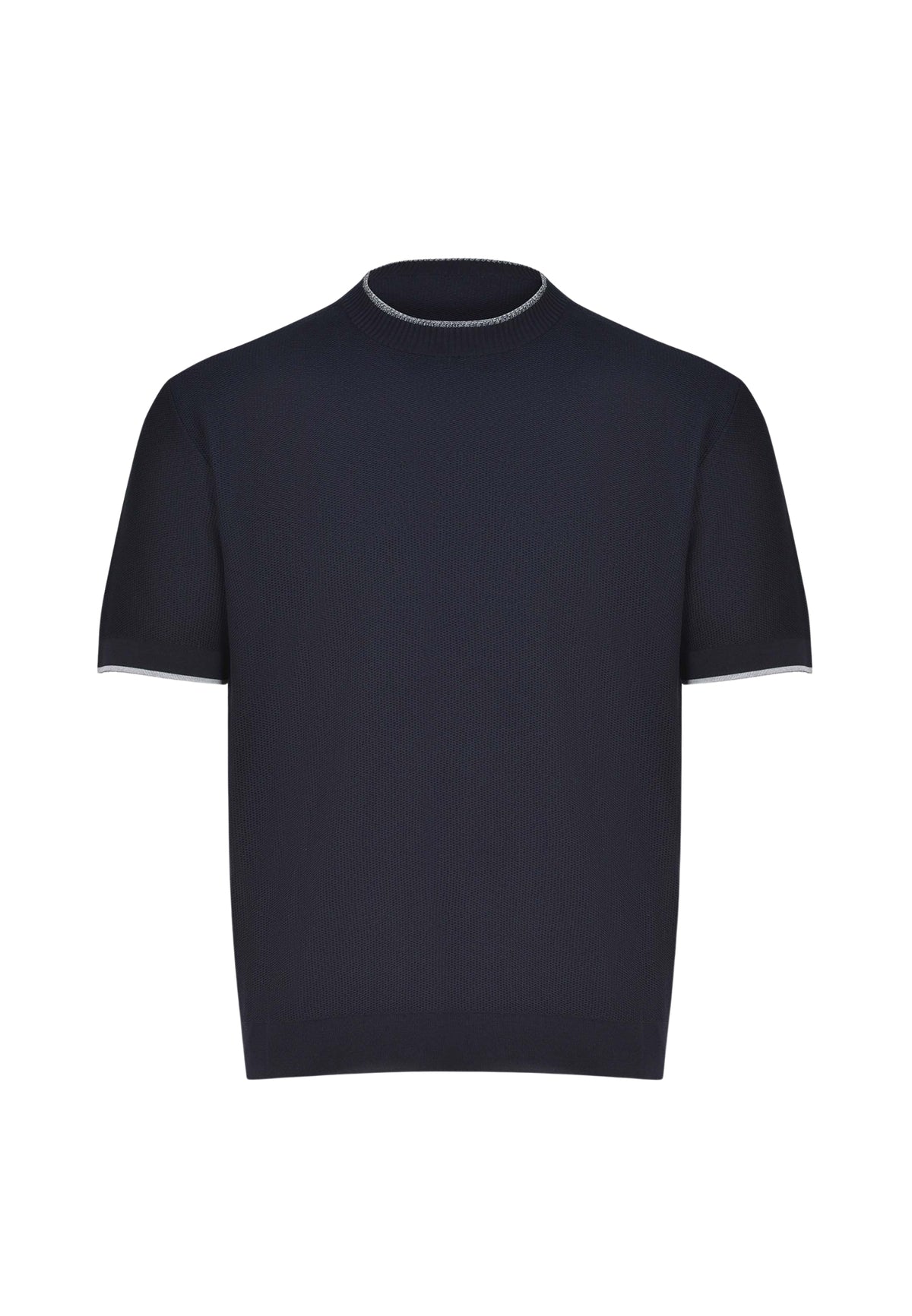 Paolo Pecora Maglia girocollo in cotone a nido d'ape