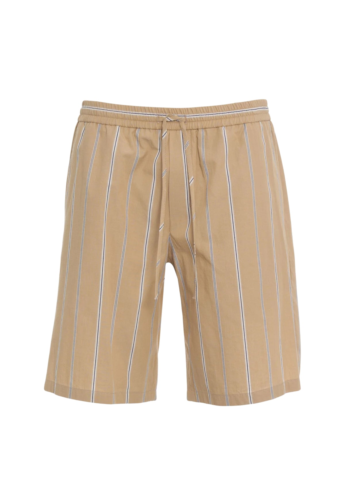 Paolo Pecora Bermuda in cotone a righe con coulisse