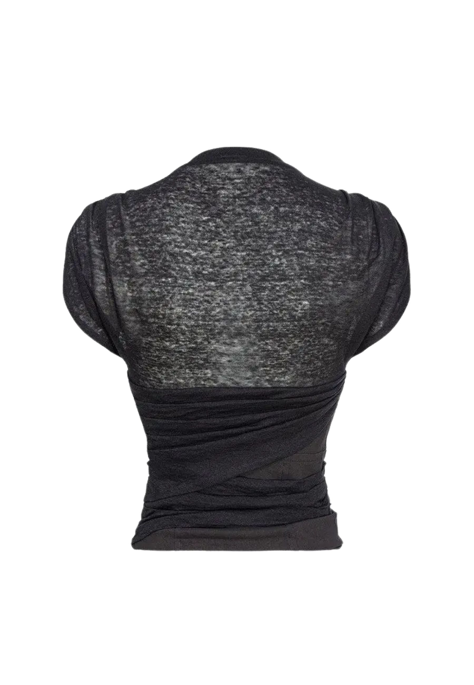 Torn Tank Top in maglia con effetto destroyed