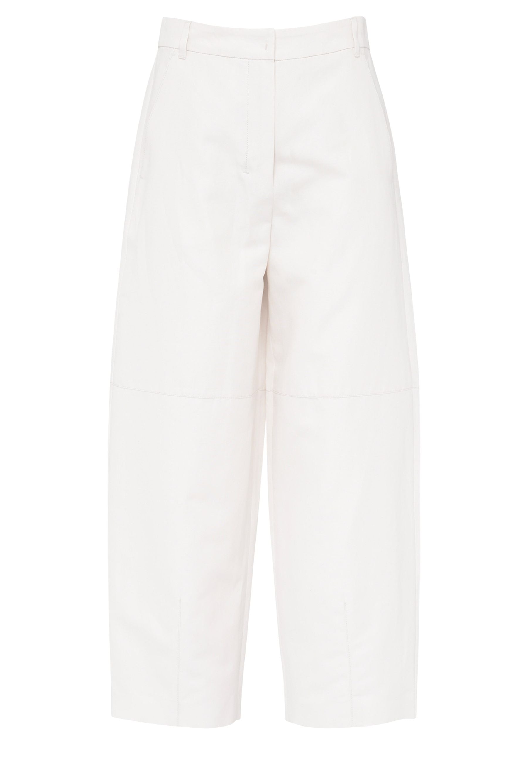 S Max Mara - Pantaloni Jack in Canvas di Cotone, Lino e Seta