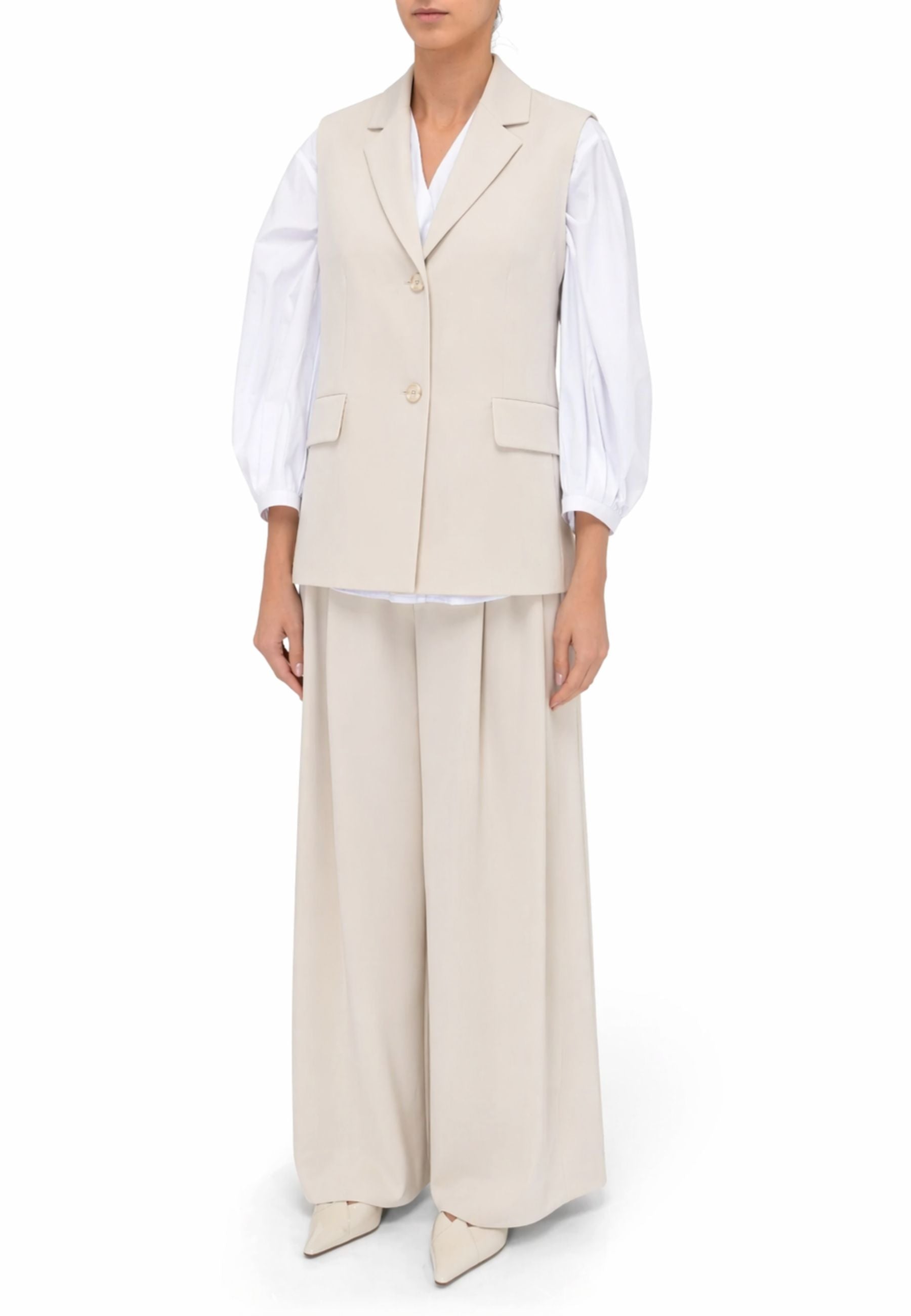 Gilet 'S Max Mara modello Mira in cady