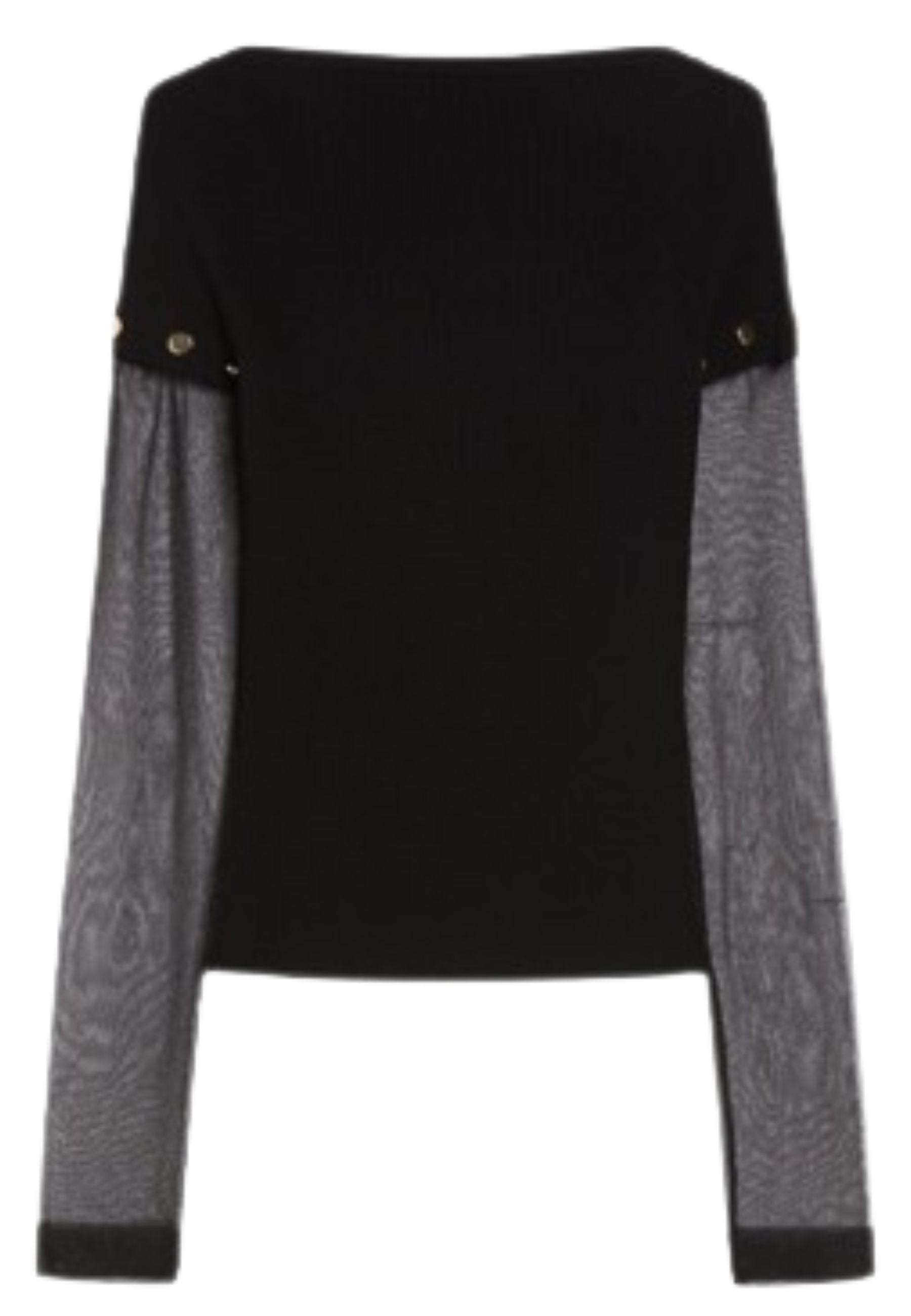 SPORTMAX - Maglia "Alcide" in viscosa stretch con maniche rimovibili