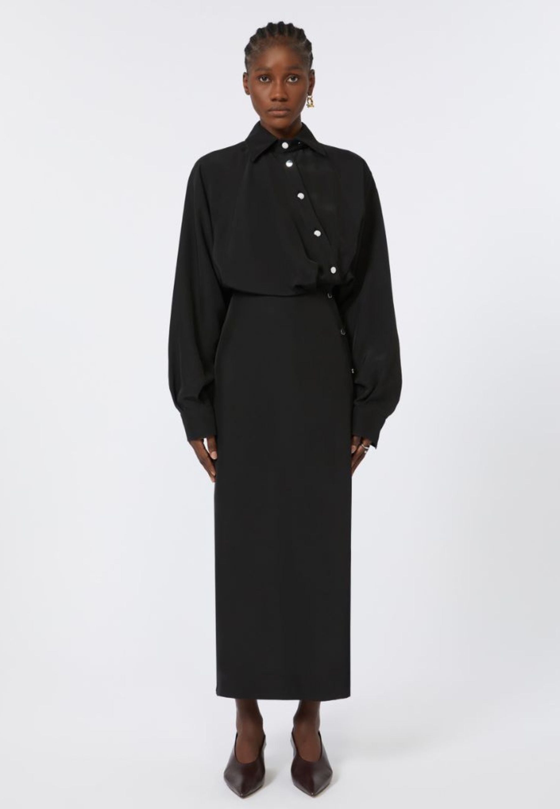 Sportmax - Abito camicia Maranta