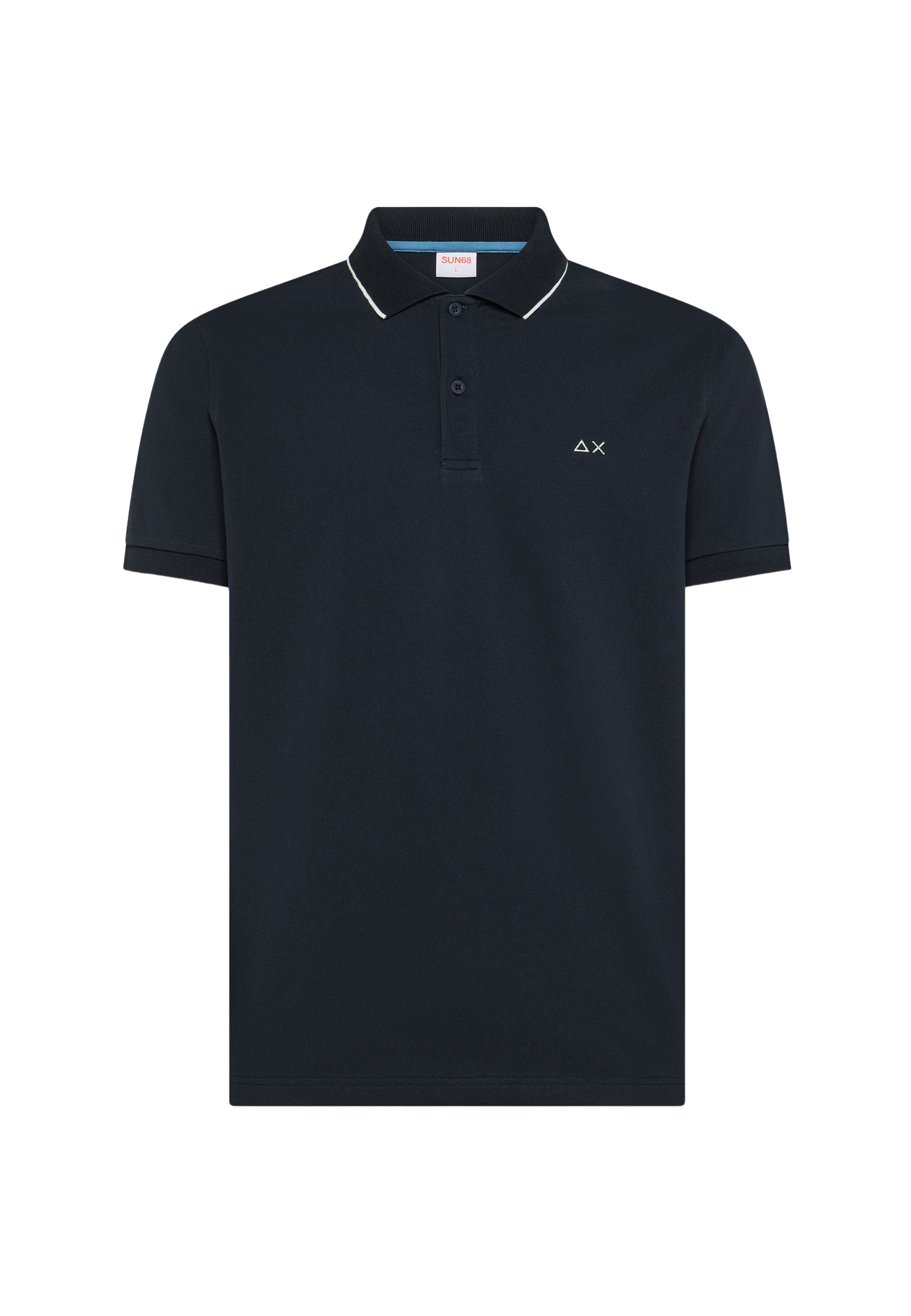 Polo SUN68 in cotone stretch