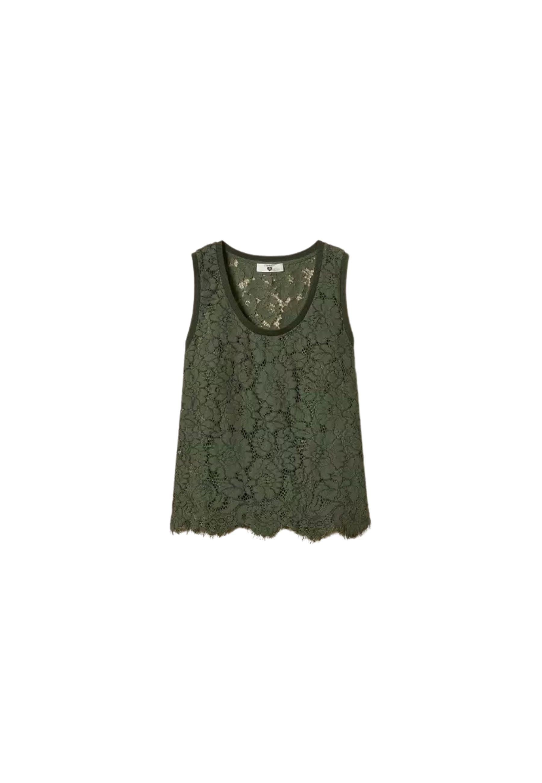 Twinset Milano - Top in pizzo rébrodé