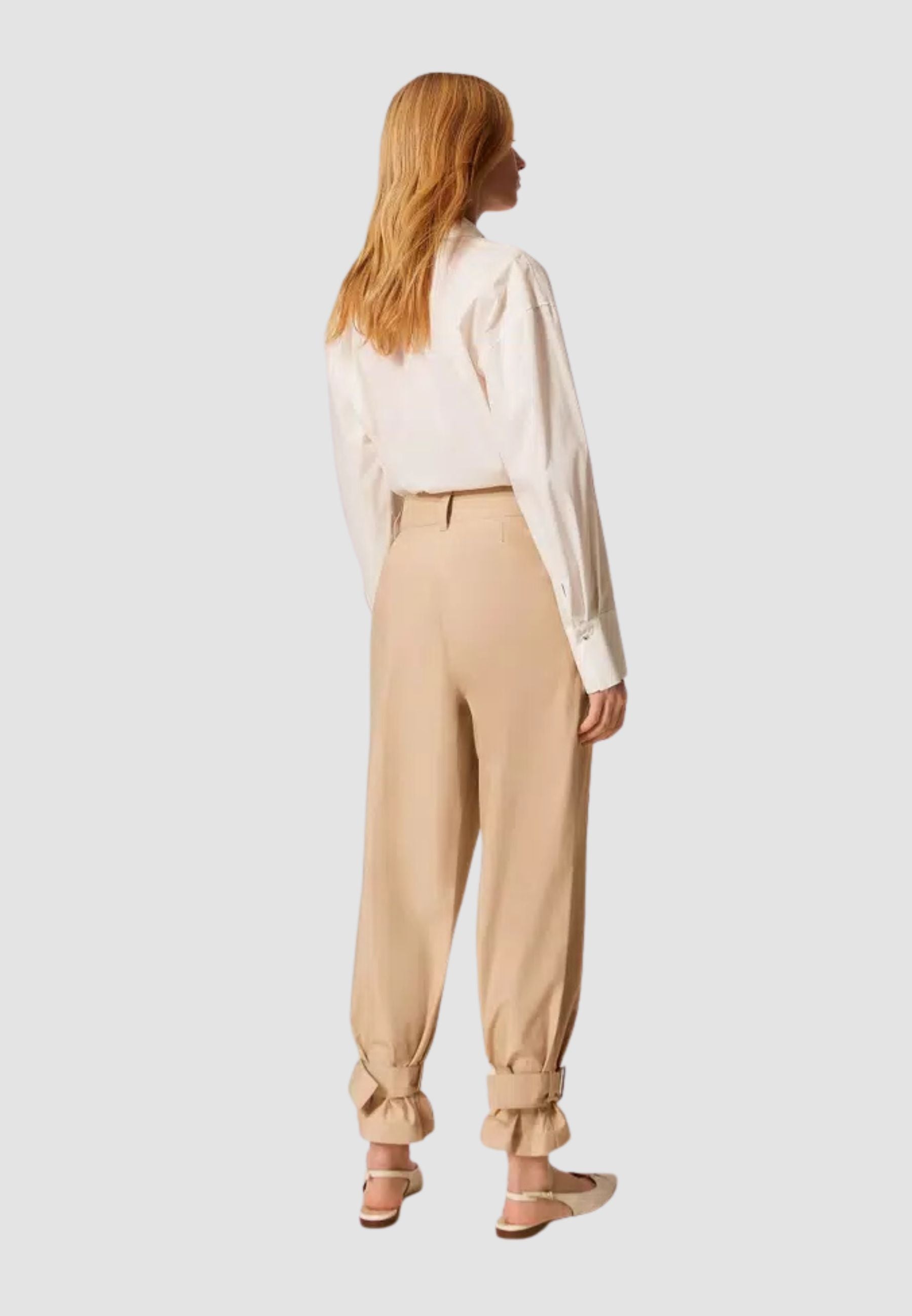Pantaloni in popeline riciclato - Actitude Revive